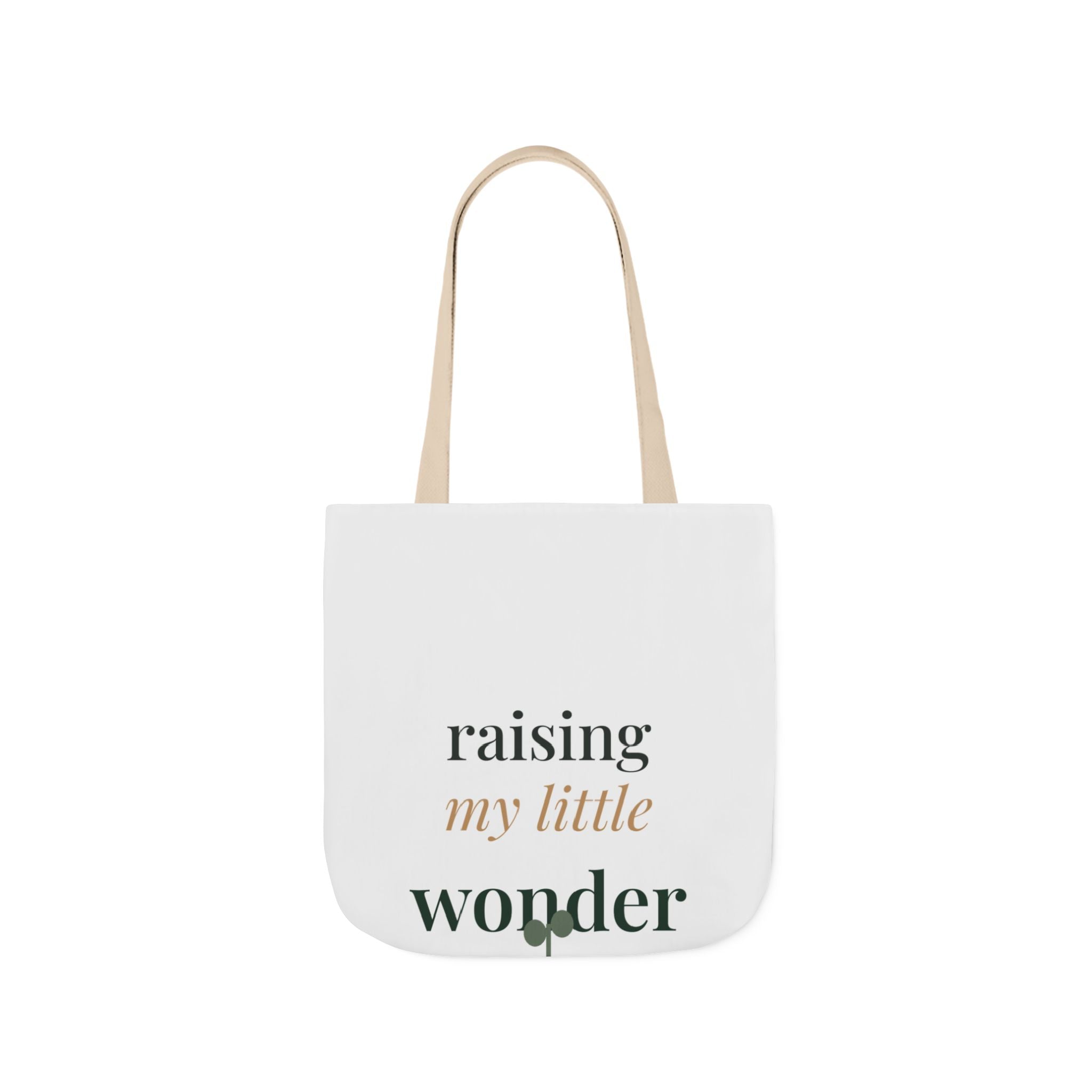 Raising my little wonder Tote canvas tote bag from the Nureli collection, view 6