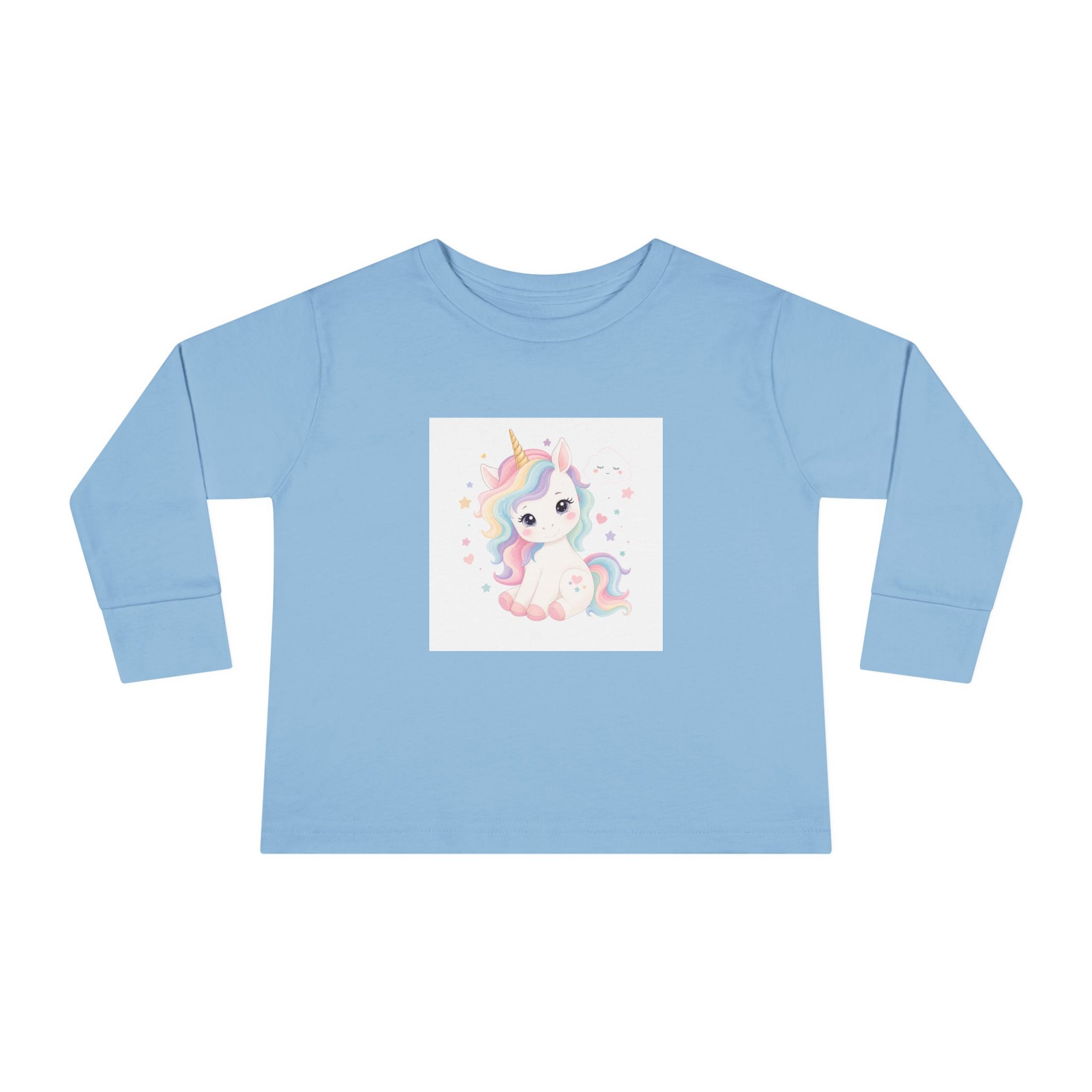 Dreamy Unicorn kids long-sleeve tee from the Nureli collection, view 3