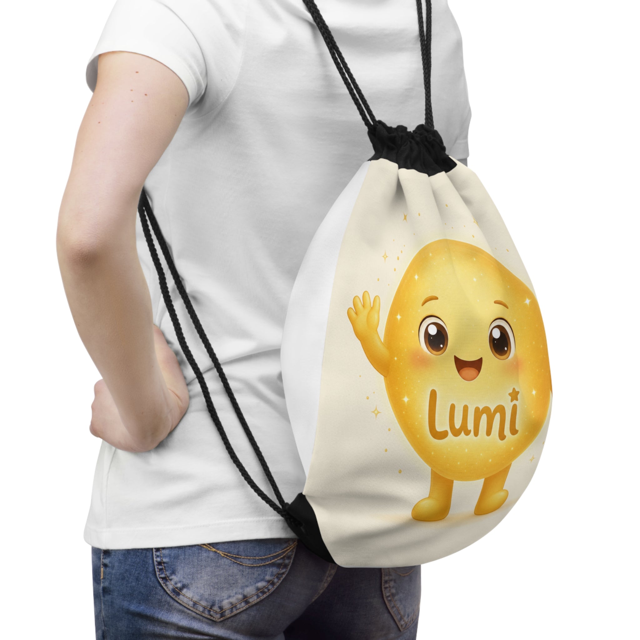 Lumi Waving Kids Drawstring Bag - Nureli Kids