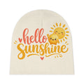 Hello Sunshine baby beanie hat for newborns by Nureli Kids