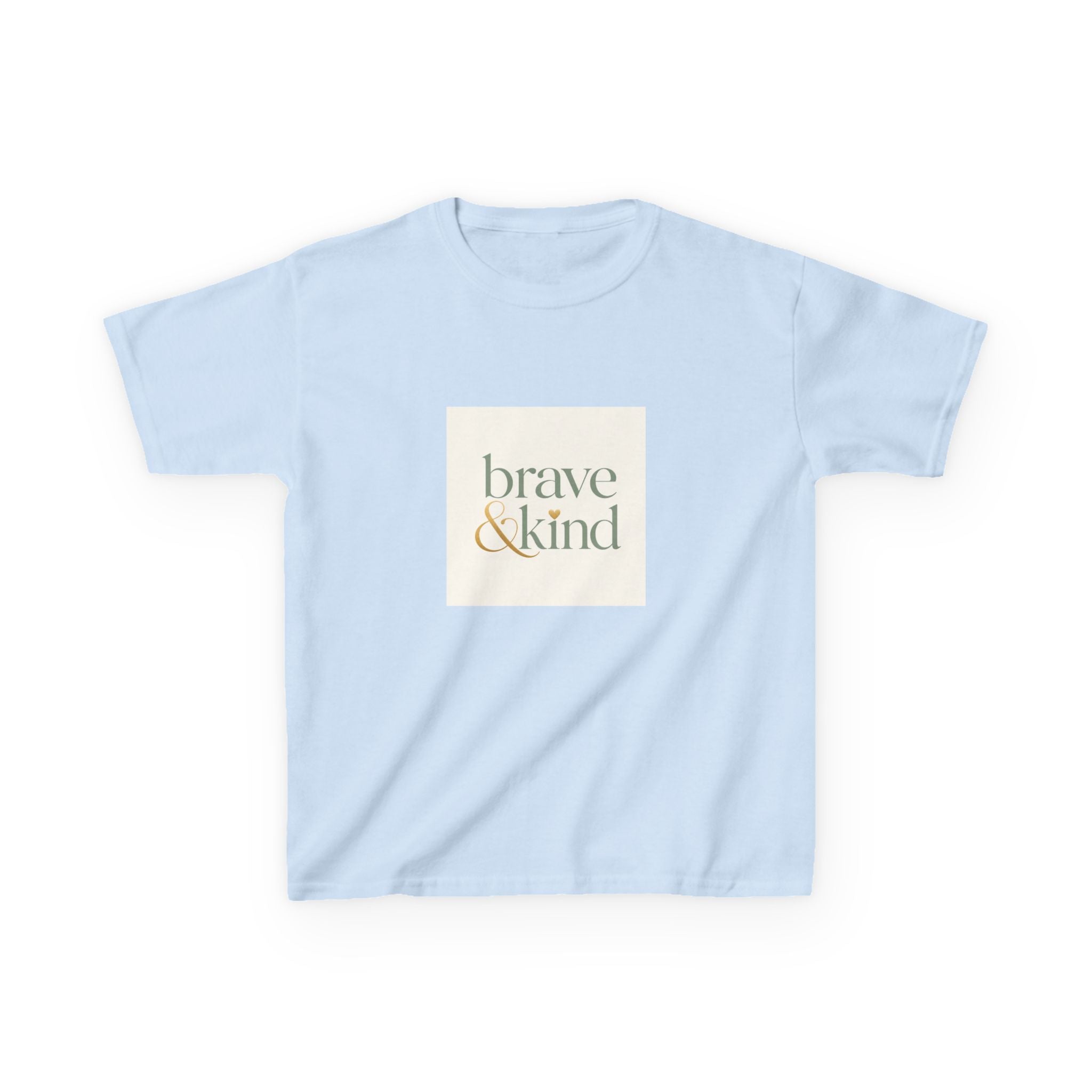 Brave And Kind soft kids tee from the Nureli collection, view 8