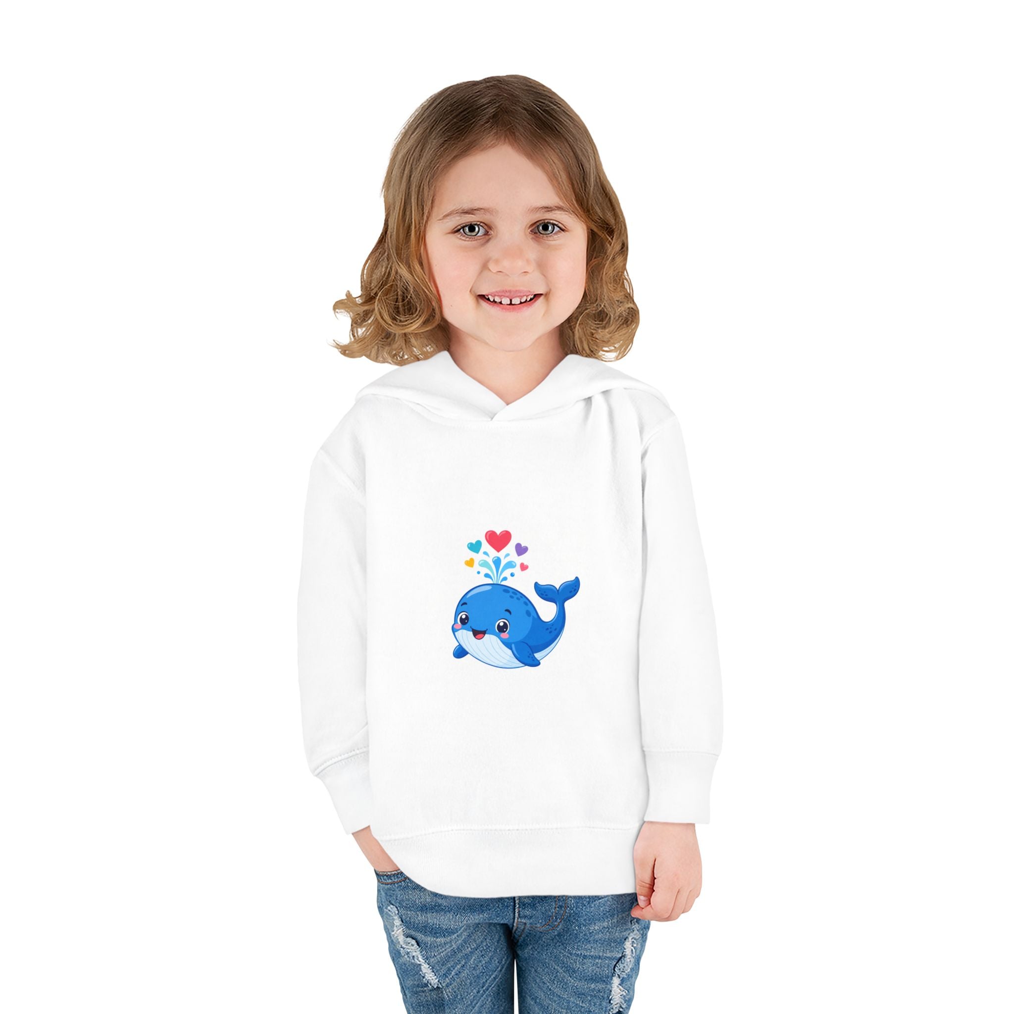 Happy Whale Toddler Hoodie — Nureli Kids