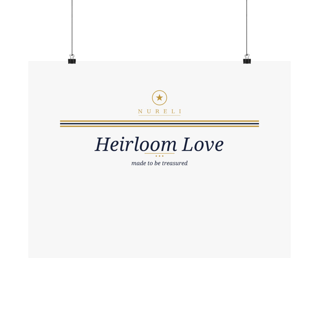 Heirloom Love wall art print from the Nureli collection, view 10