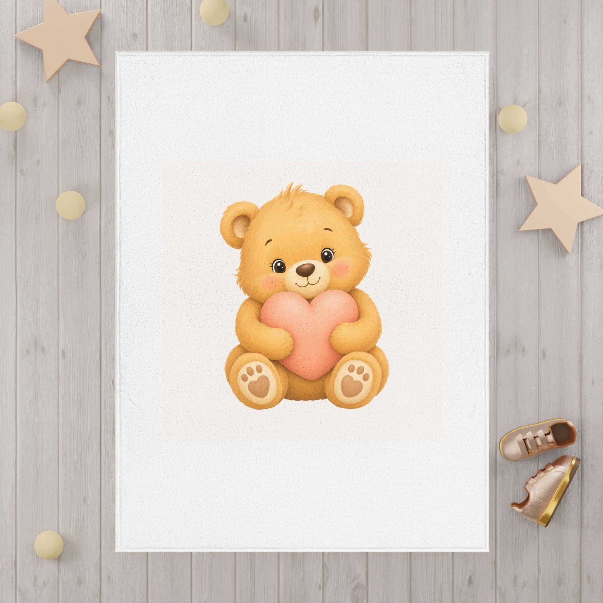Cuddly Bear Toddler Blanket — Nureli Kids