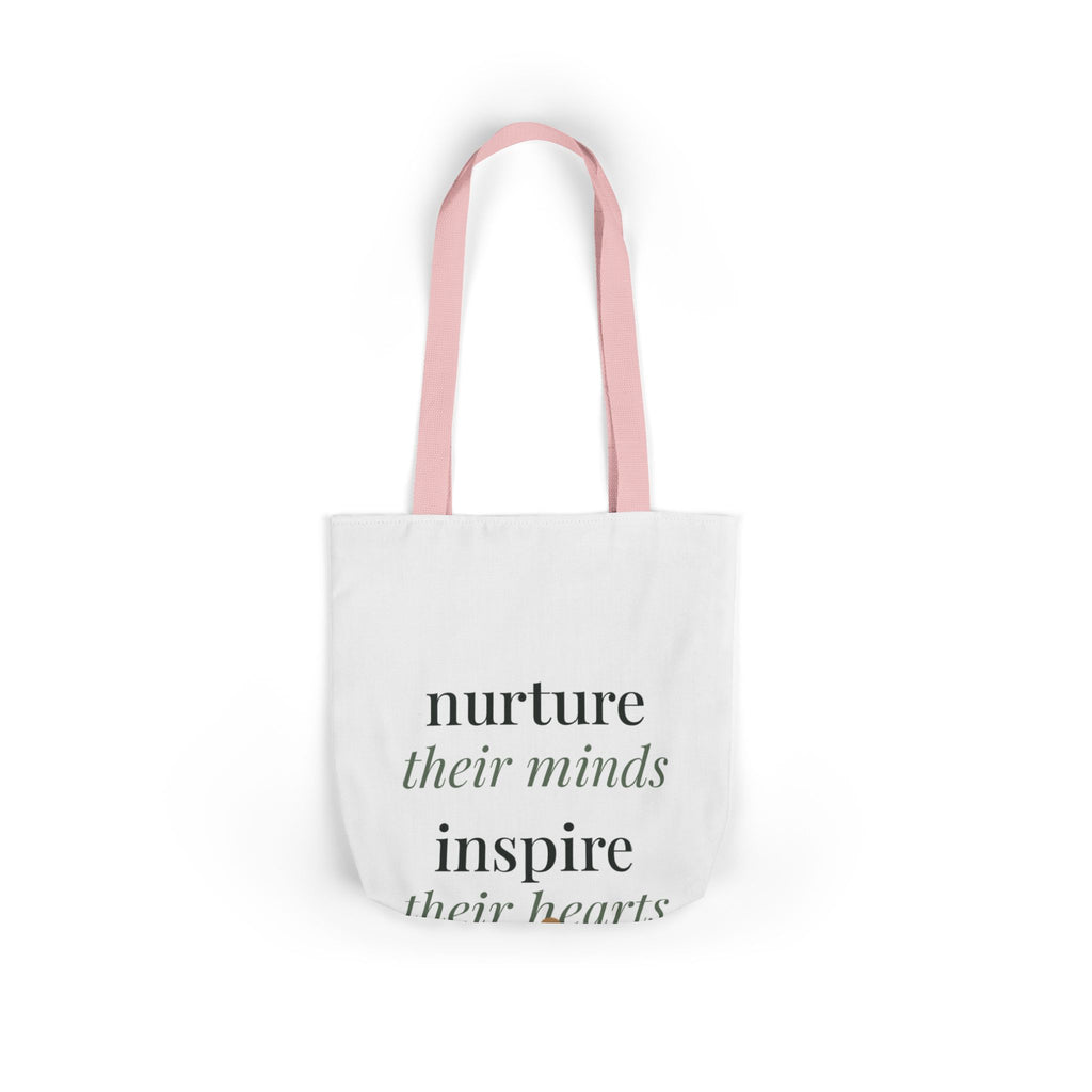 Nurture their minds, inspire their hearts Tote