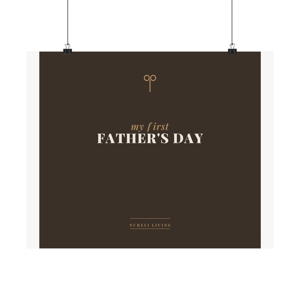 First Father's Day Art Print