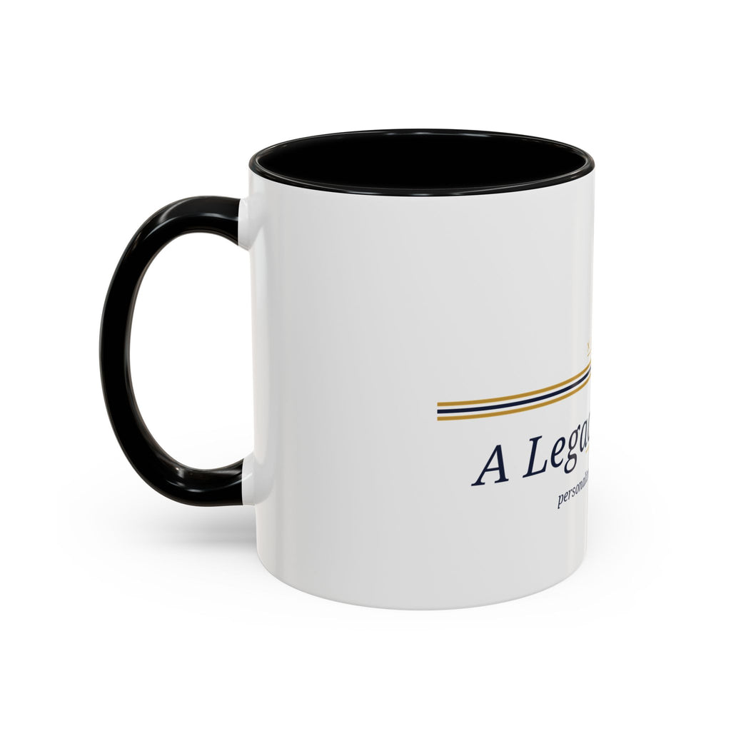 Monogram Legacy Ring ceramic coffee mug from the Nureli collection, view 6