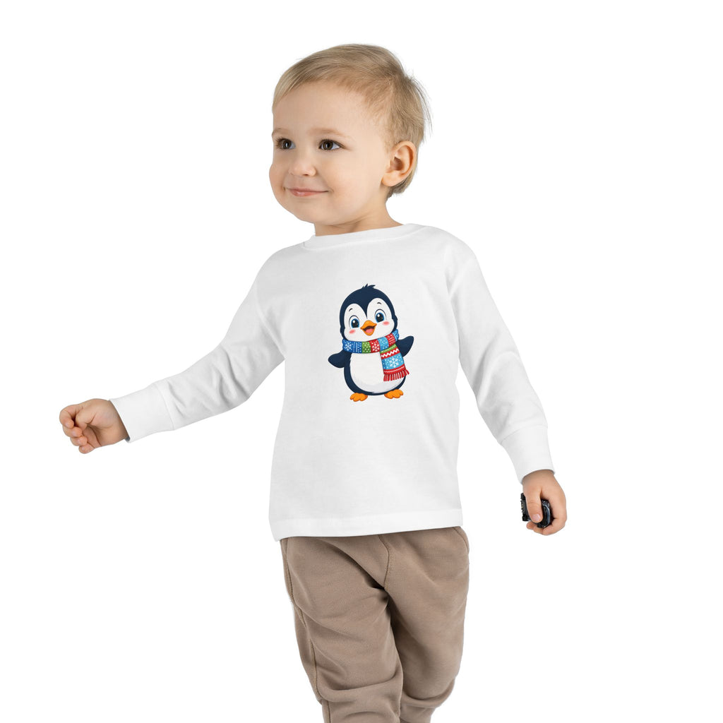 Waddle Penguin Toddler Long-Sleeve Tee — Nureli Kids