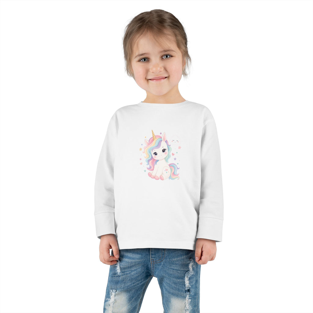 Dreamy Unicorn Toddler Long-Sleeve Tee — Nureli Kids