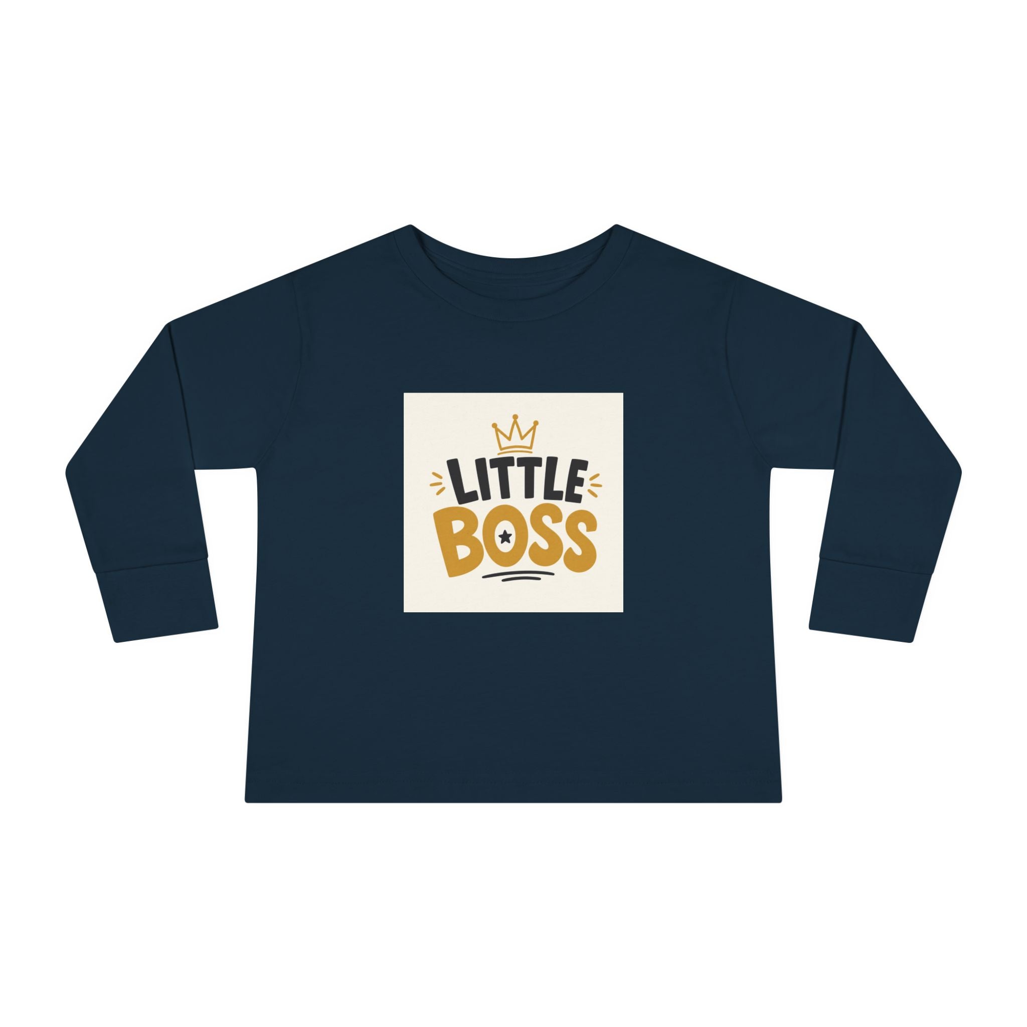 Little Boss Toddler Long-Sleeve Tee from the Nureli collection, view 6
