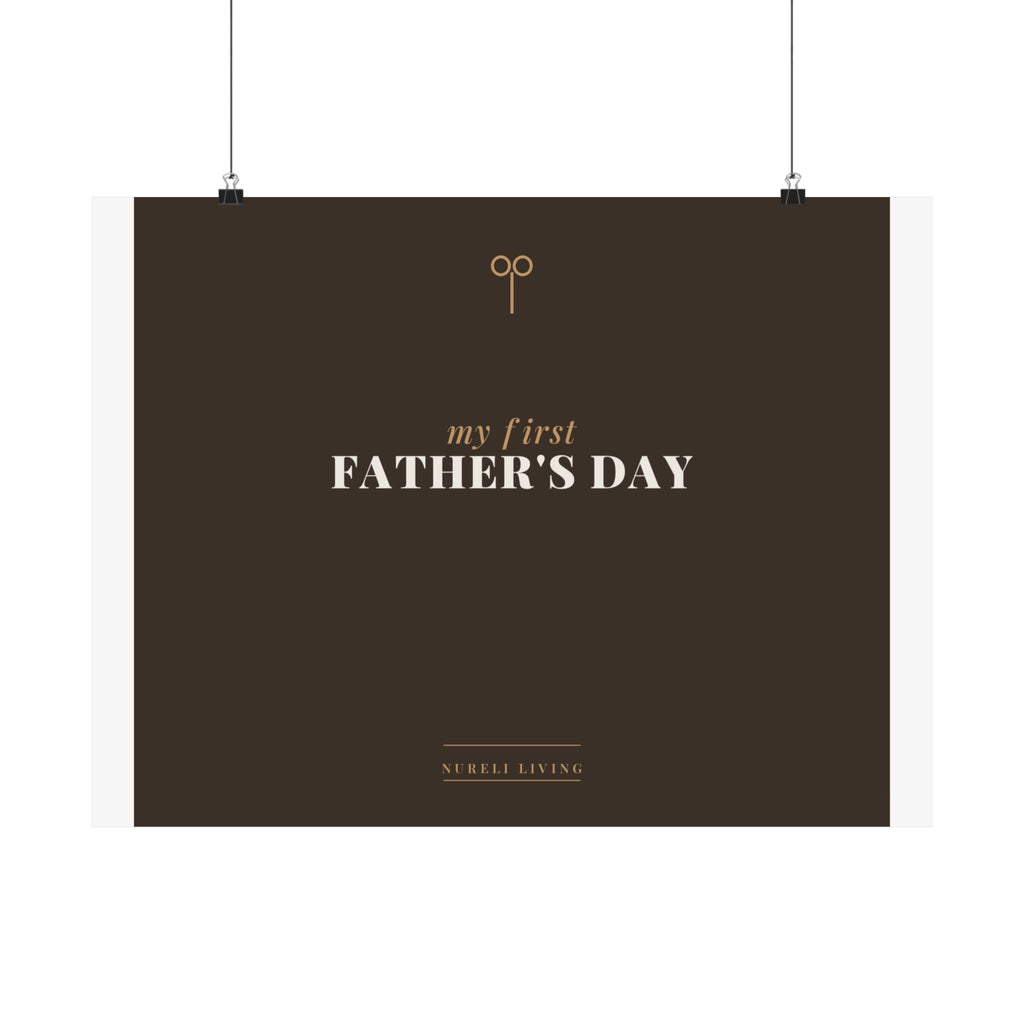 First Father's Day Art Print