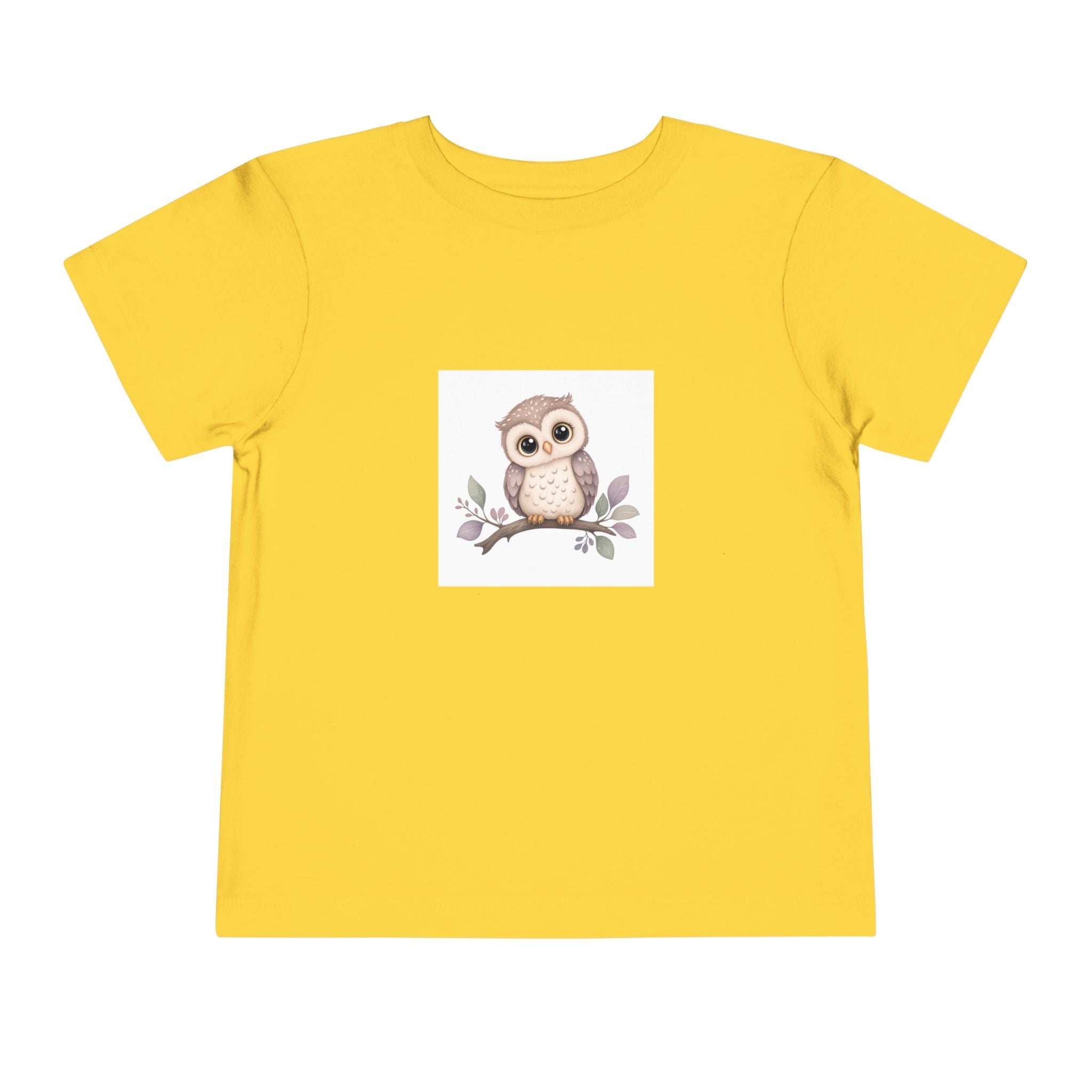 Wise Little Owl soft toddler tee from the Nureli collection, view 7