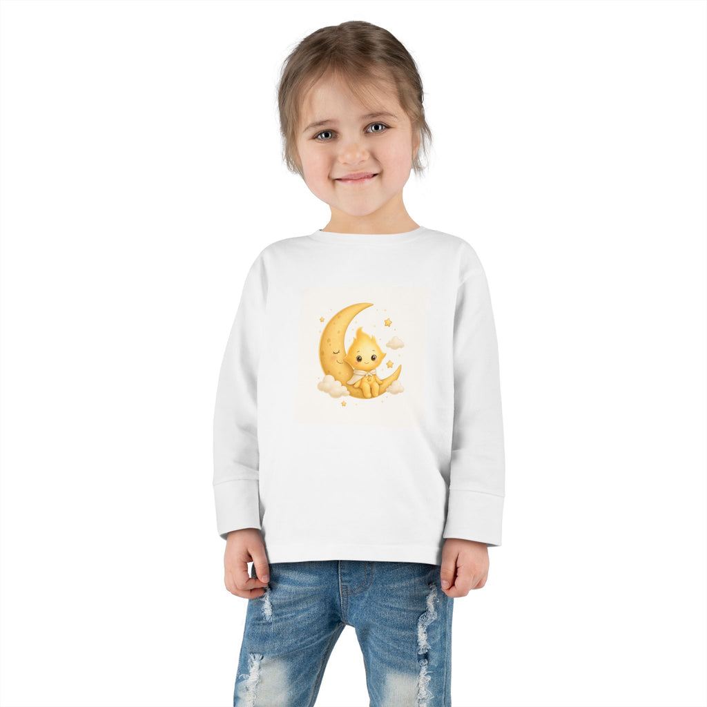 Lumi on the Moon Toddler Long-Sleeve Tee — Nureli Kids