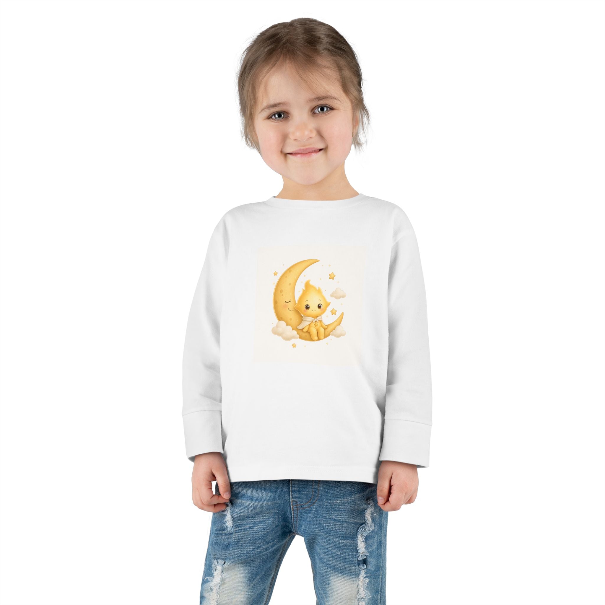 Lumi on the Moon Toddler Long-Sleeve Tee — Nureli Kids