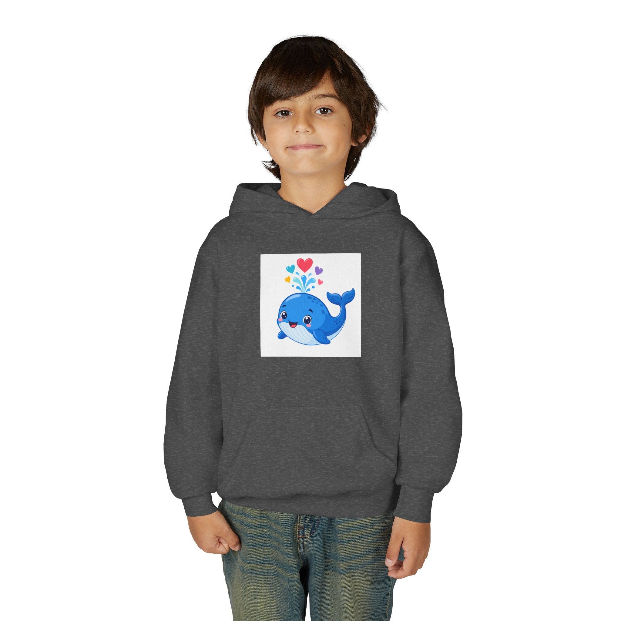 Happy Whale Kids Hoodie — Nureli Kids