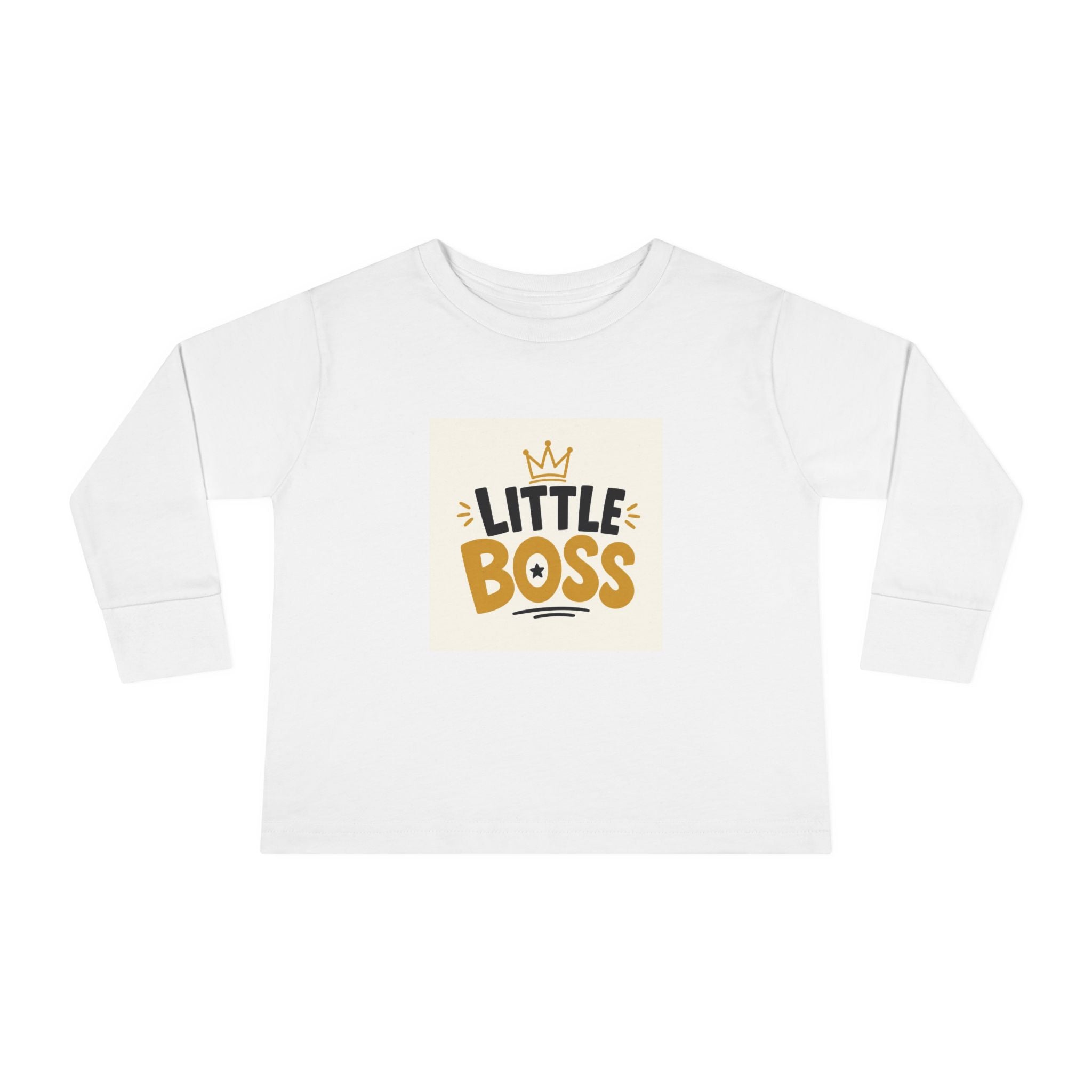 Little Boss toddler long-sleeve t-shirt for kids by Nureli Kids