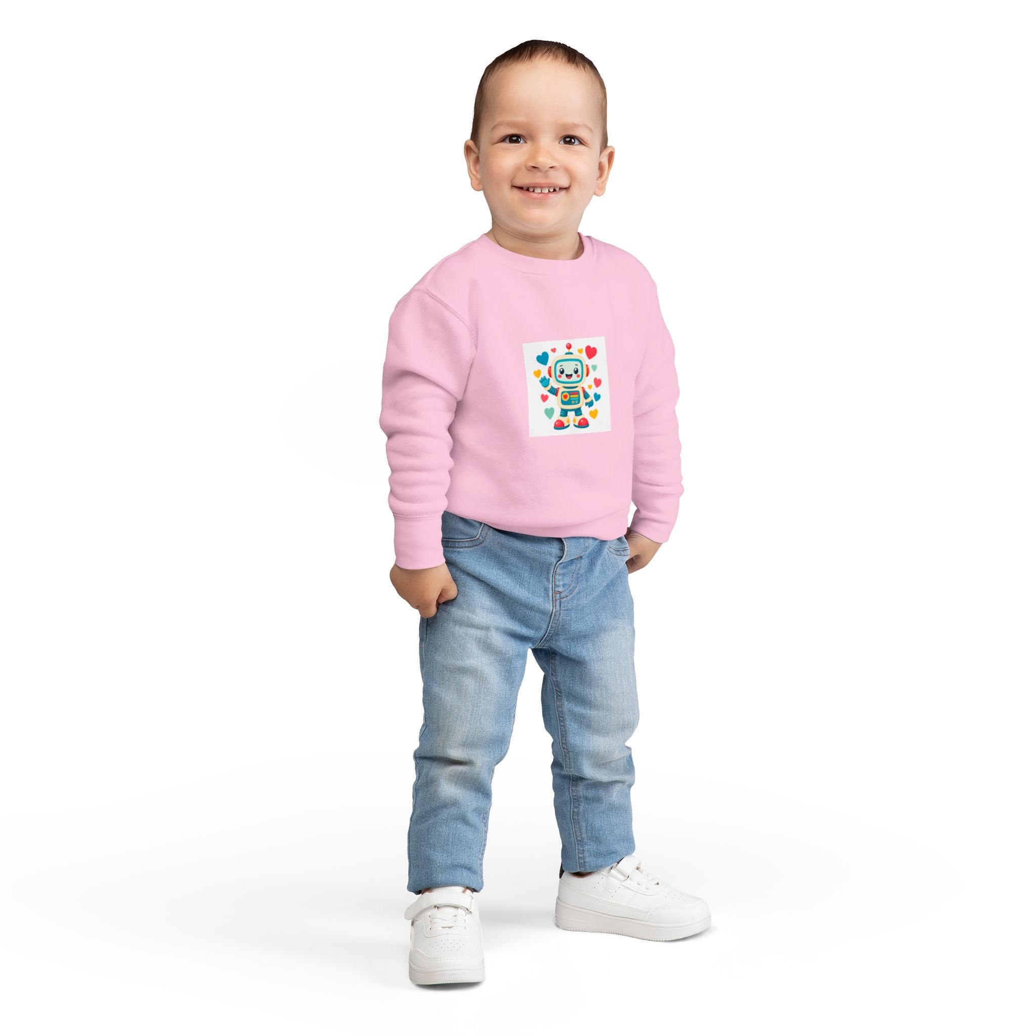 Beep Boop Robot Toddler Sweatshirt — Nureli Kids