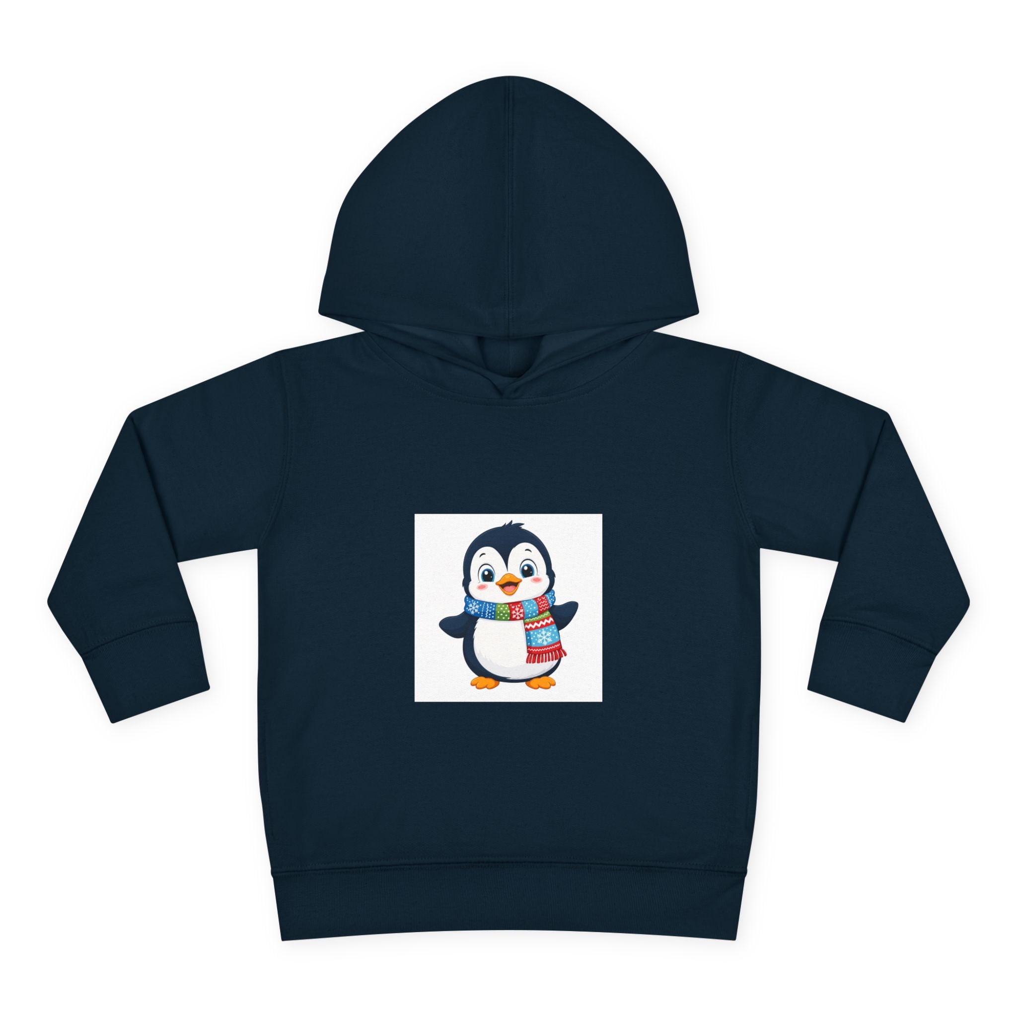 Waddle Penguin soft toddler hoodie from the Nureli collection, view 10