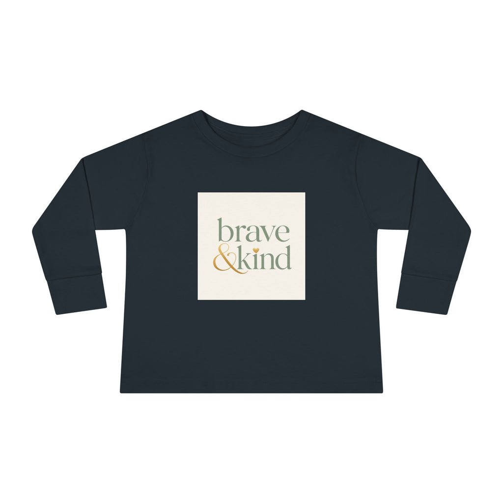 Brave And Kind kids long-sleeve tee from the Nureli collection, view 5