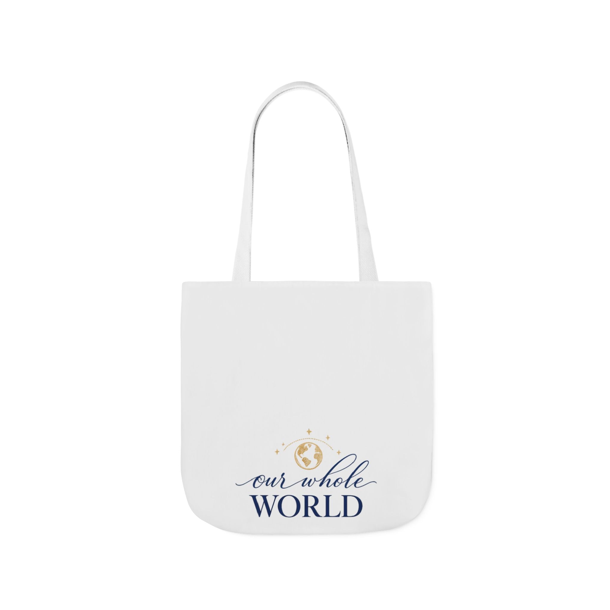 Our Whole World canvas tote bag from the Nureli collection, view 10