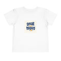 Small But Mighty toddler t-shirt for kids ages 2-5 by Nureli Kids