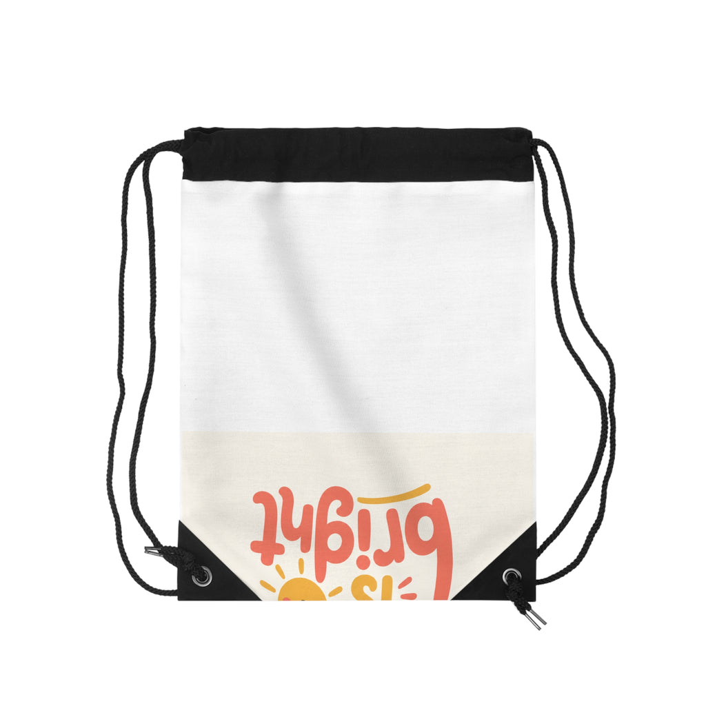 The Future Is Bright Kids Drawstring Bag — Nureli Kids