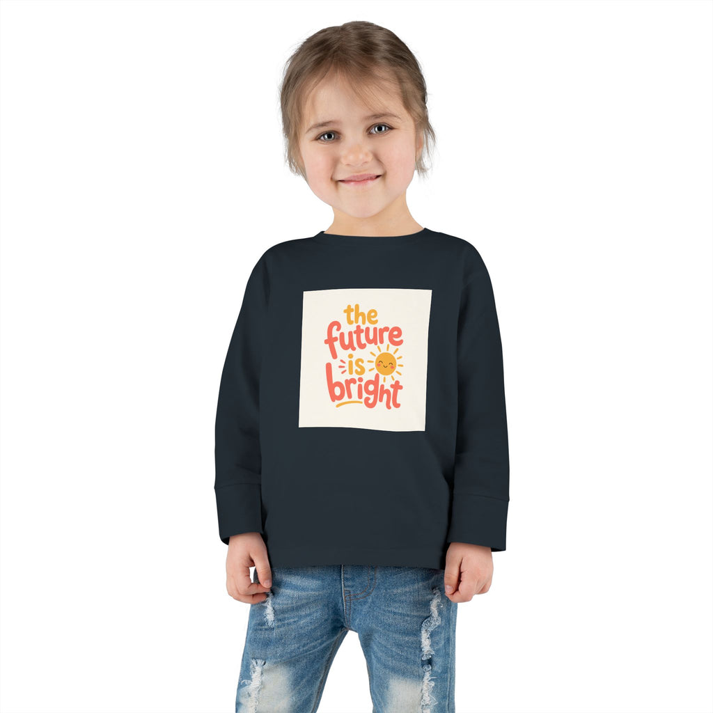 The Future Is Bright Toddler Long-Sleeve Tee — Nureli Kids