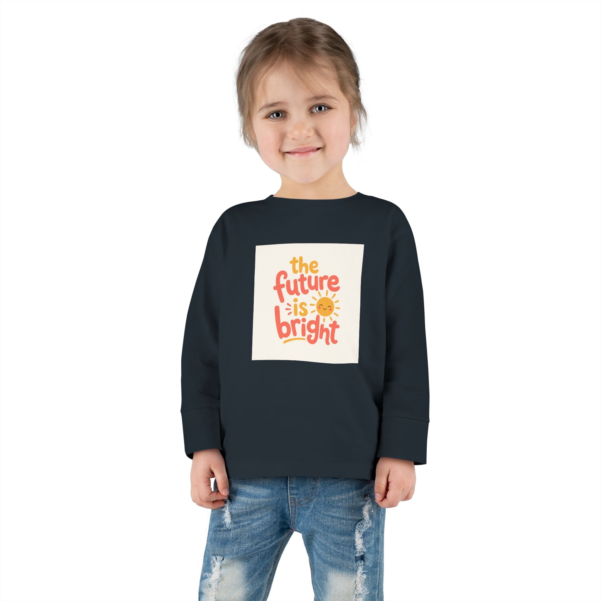 The Future Is Bright Toddler Long-Sleeve Tee — Nureli Kids