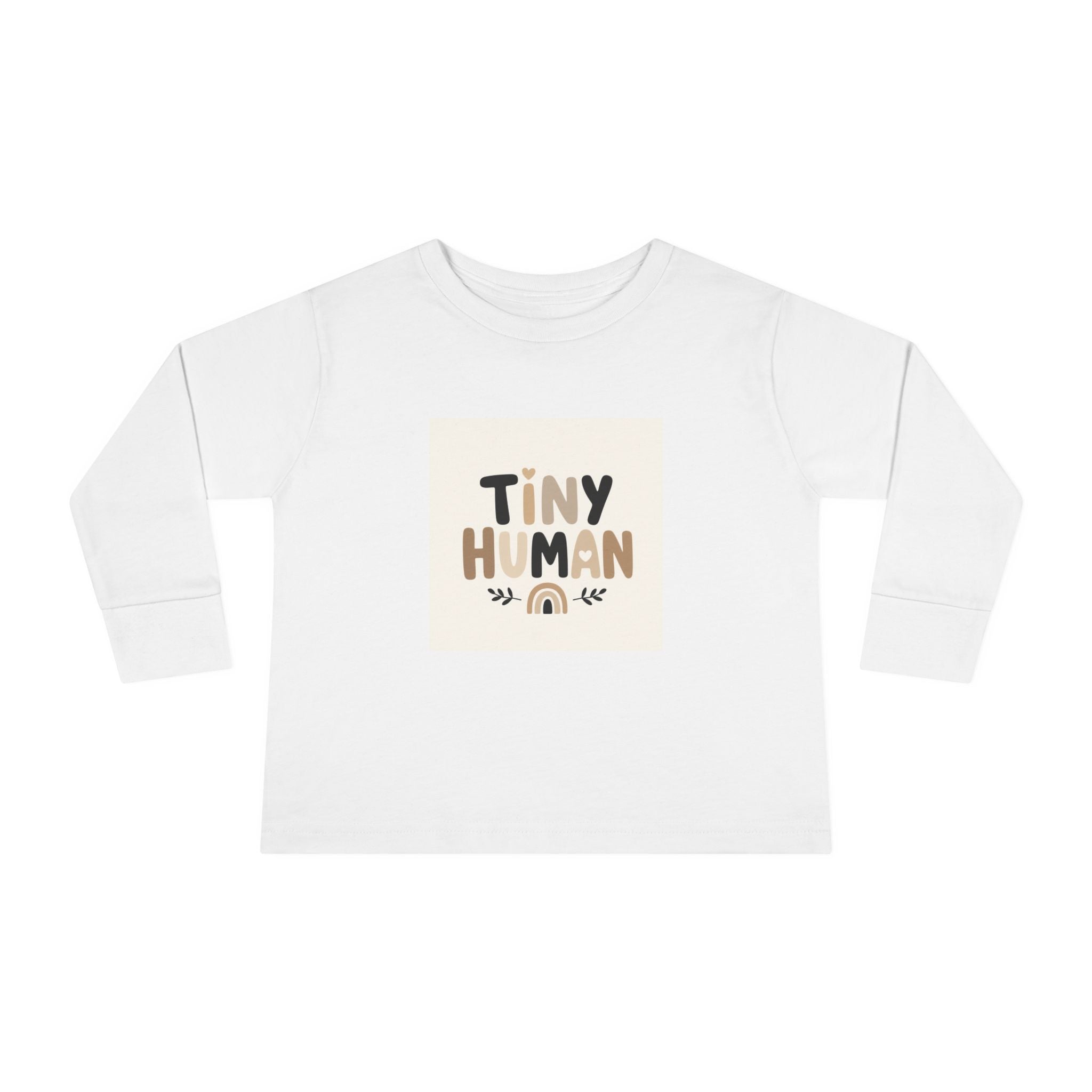 Tiny Human toddler long-sleeve t-shirt for kids by Nureli Kids