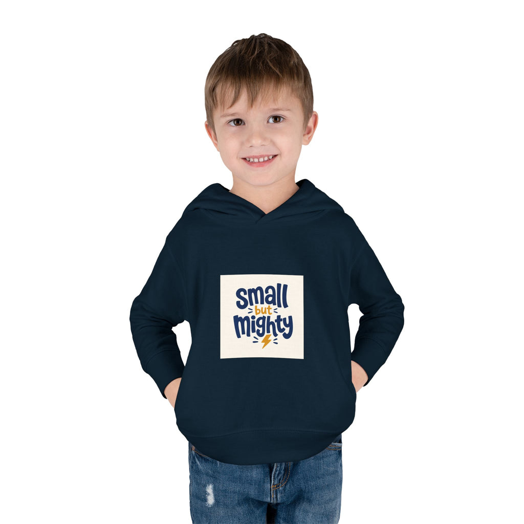 Small But Mighty Toddler Hoodie from the Nureli collection, view 45