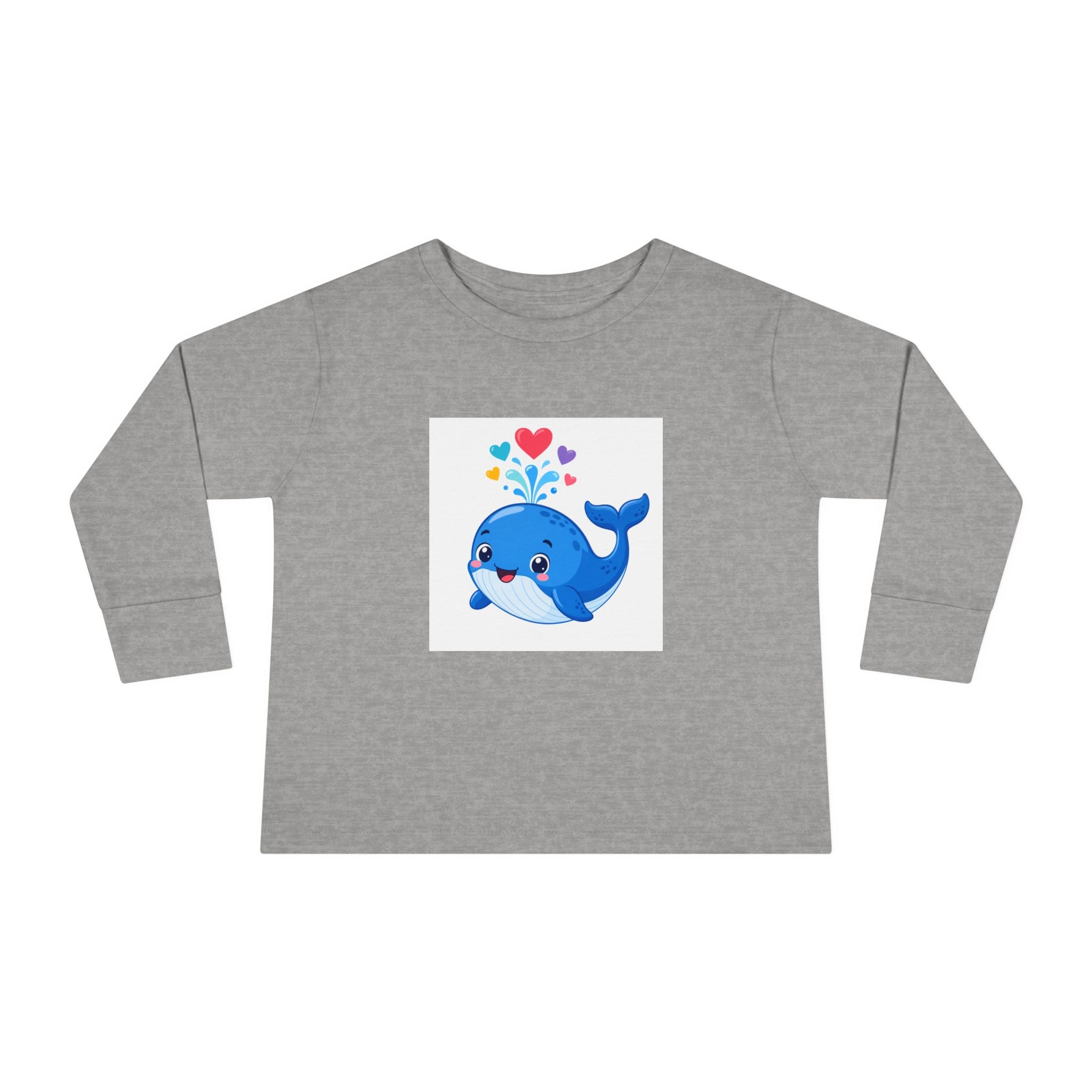 Happy Whale Toddler Long-Sleeve Tee — Nureli Kids