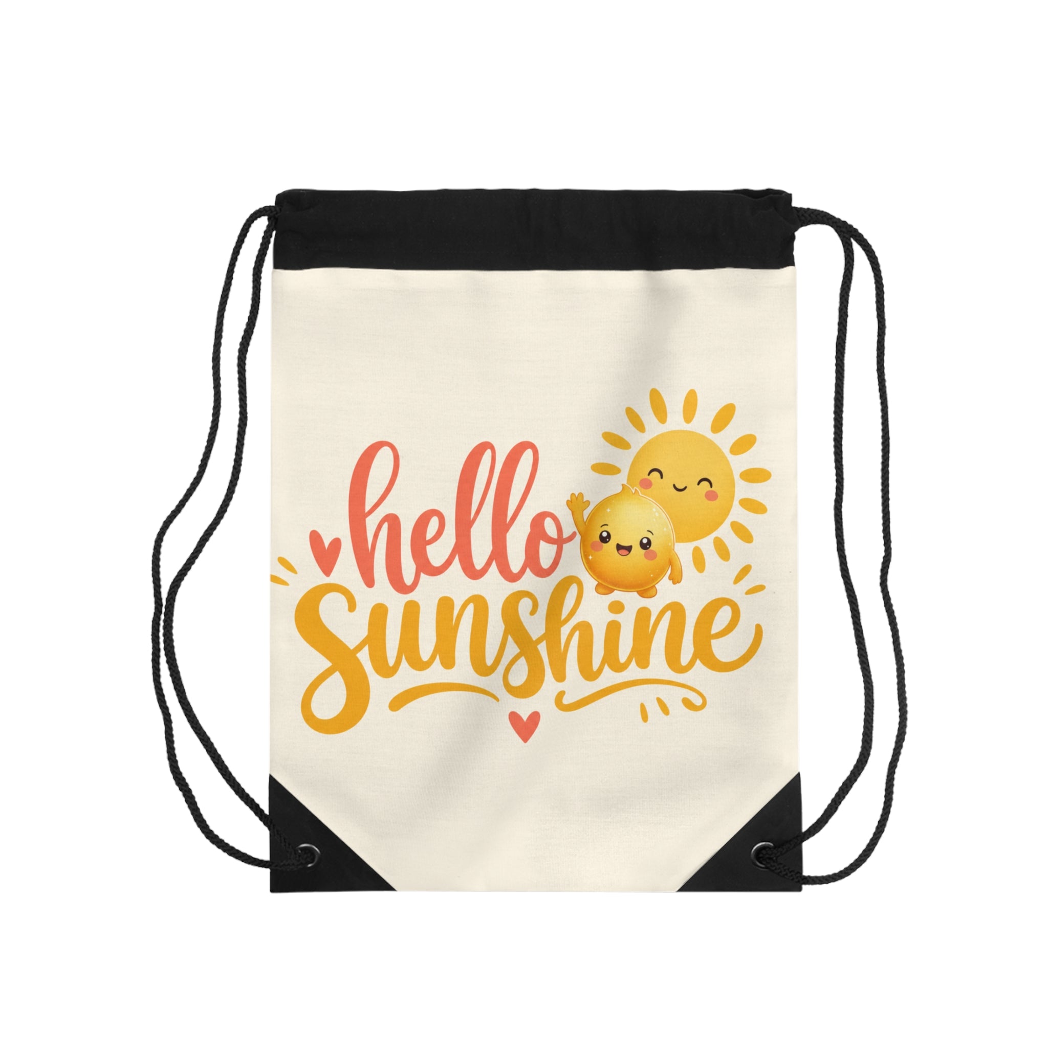 Hello Sunshine Kids Drawstring Bag - Nureli Kids