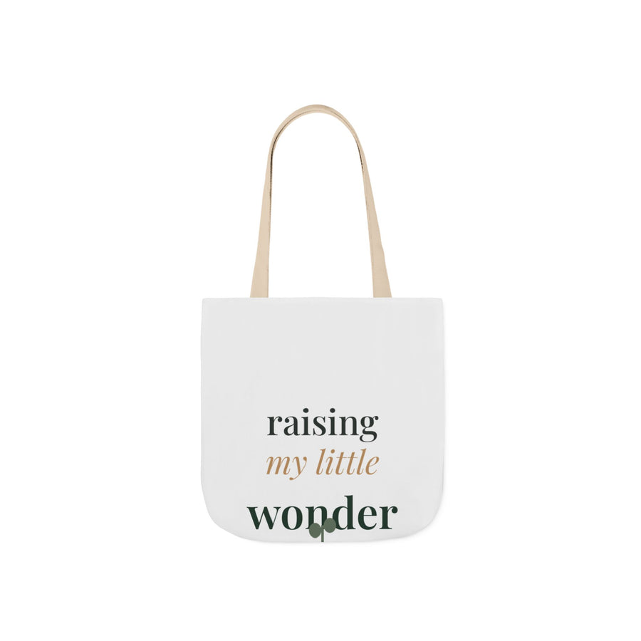 Raising my little wonder Tote canvas tote bag from the Nureli collection