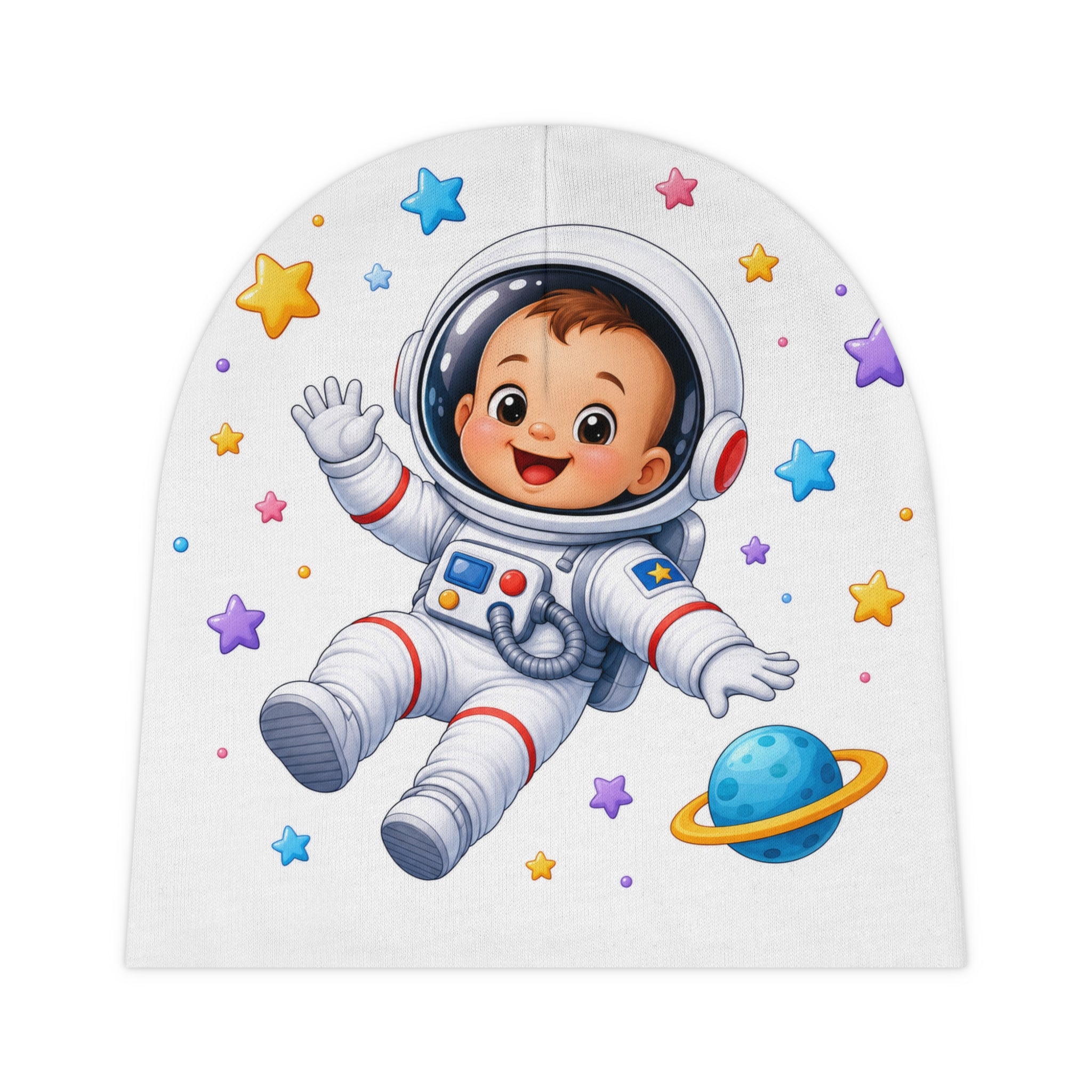 Little Astronaut Baby Beanie — Nureli Kids
