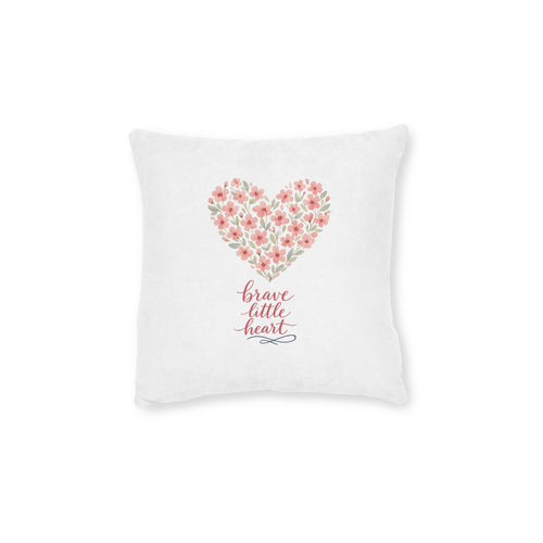 Brave little Heart Throw Pillow home decor piece from the Nureli collection