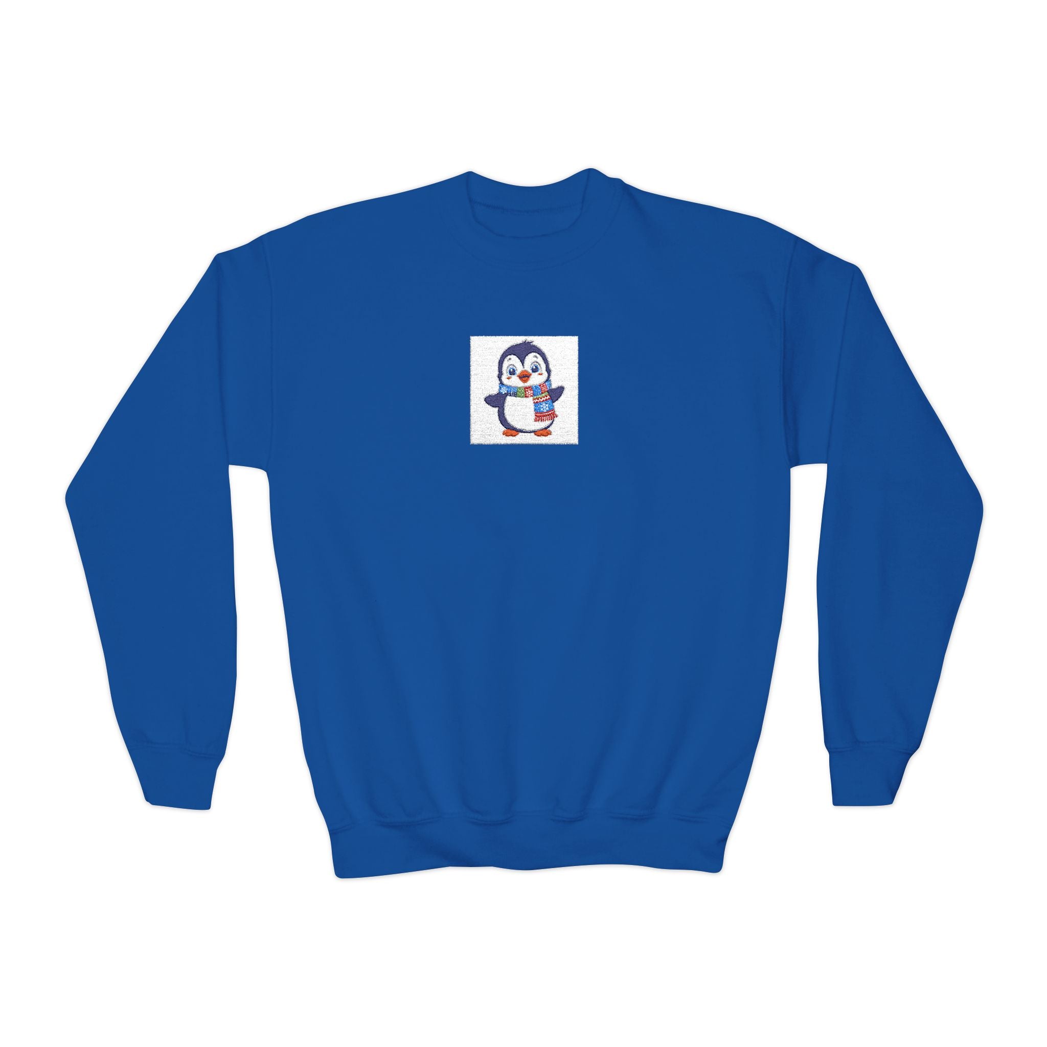 Waddle Penguin kids crew sweatshirt from the Nureli collection, view 7