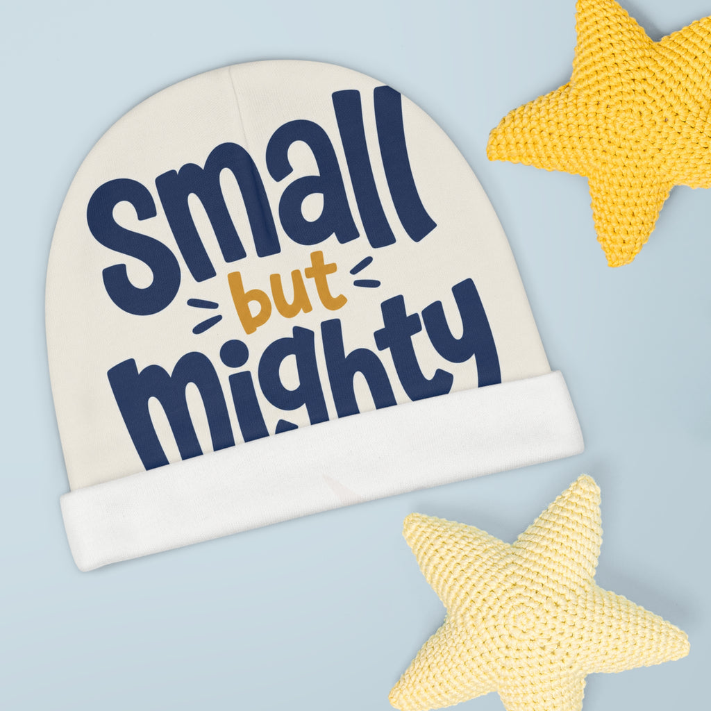 Small But Mighty Baby Beanie from the Nureli collection, view 3
