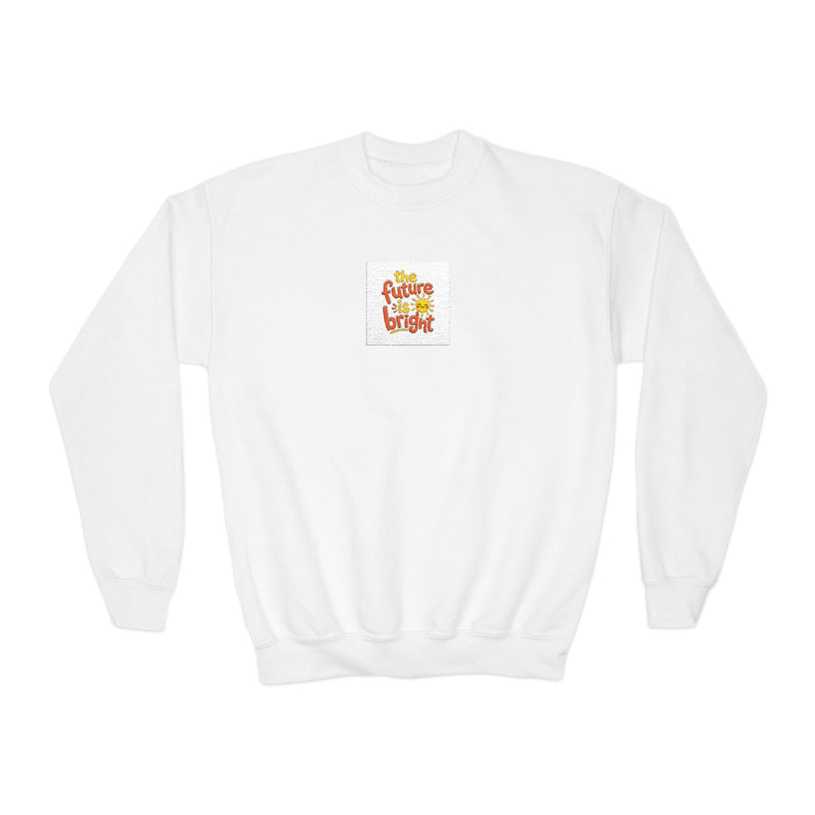 The Future Is Bright kids crewneck sweatshirt by Nureli Kids