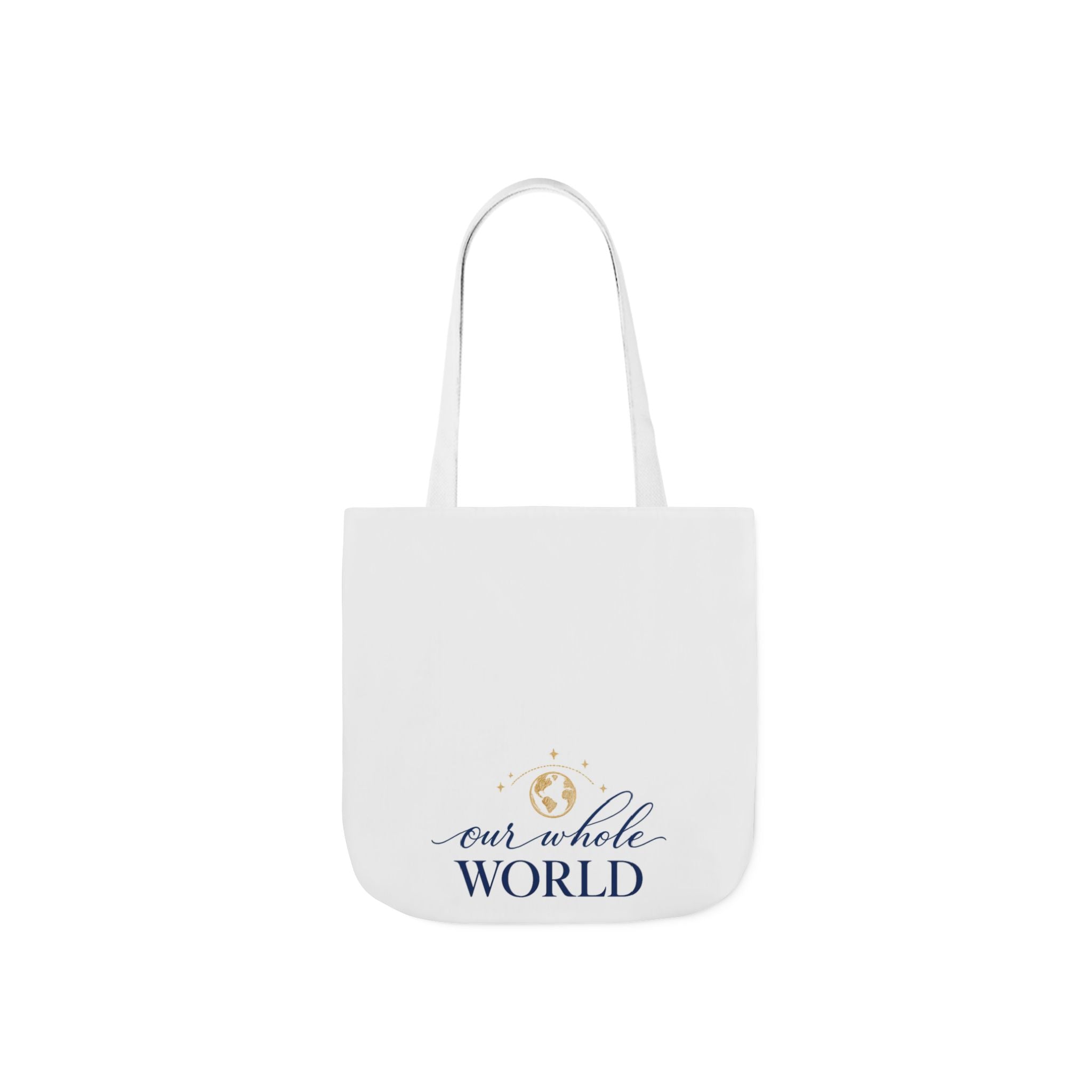Our Whole World canvas tote bag from the Nureli collection, view 5