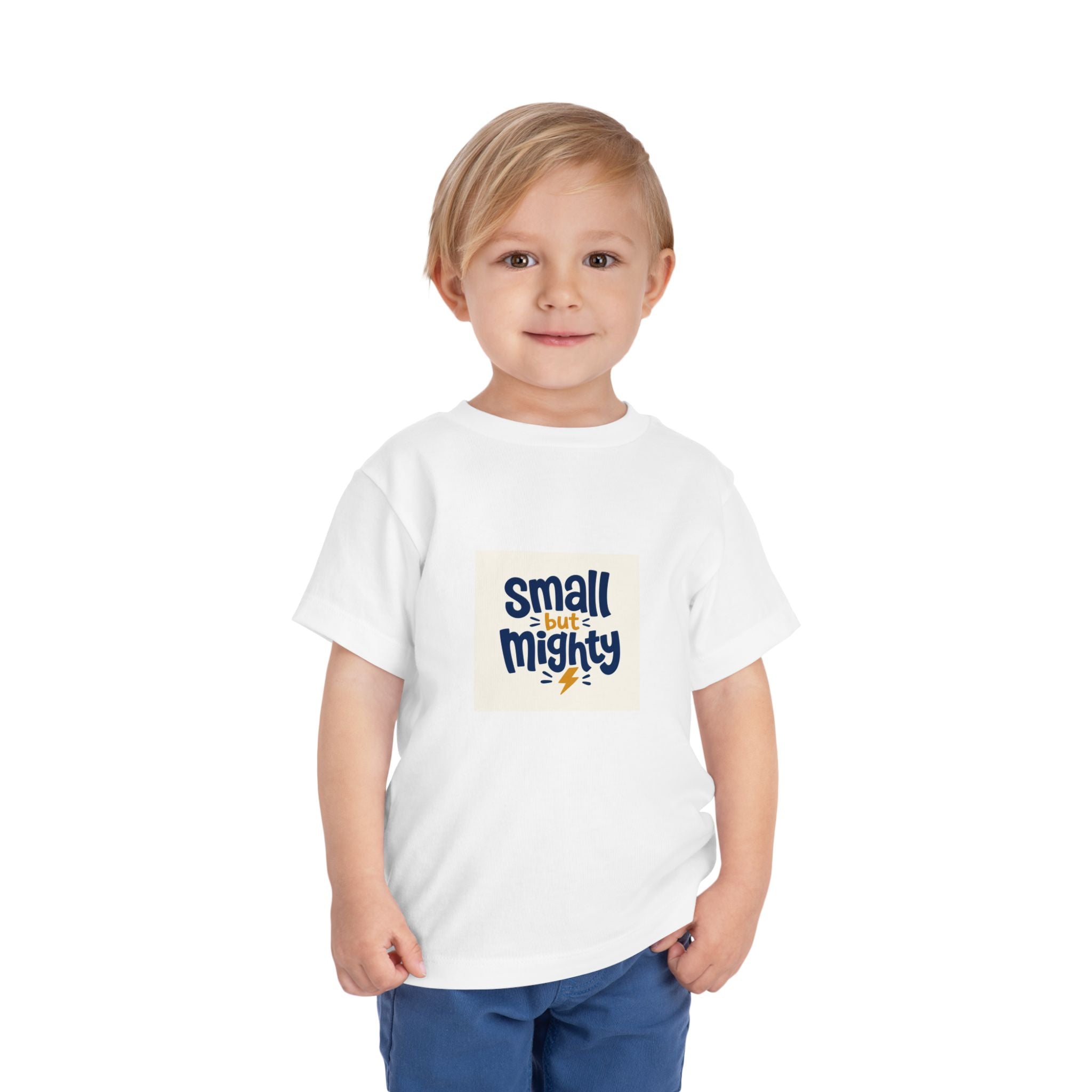 Small But Mighty Toddler T-Shirt from the Nureli collection, view 20