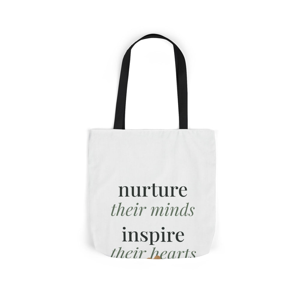 Nurture their minds, inspire their hearts Tote