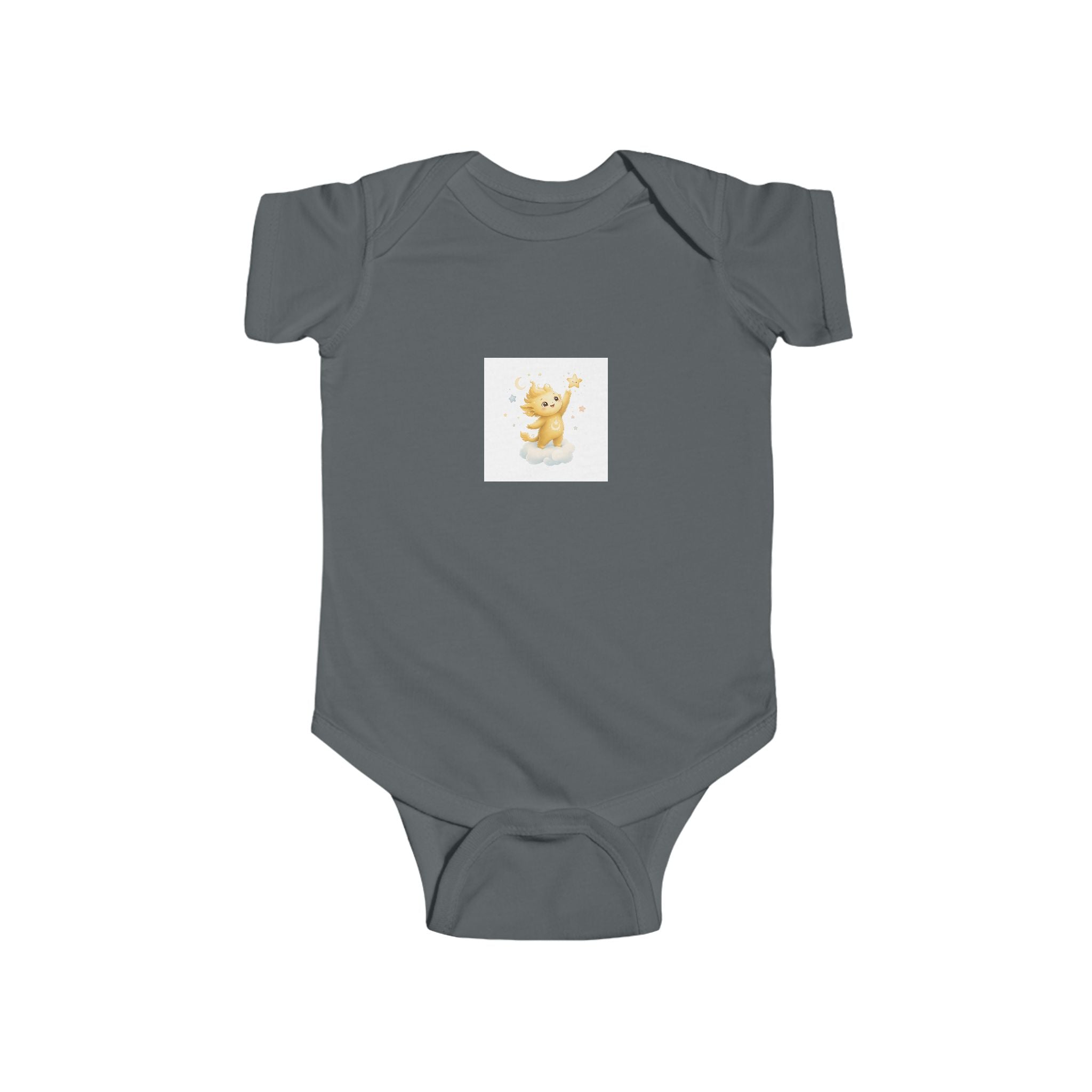 Lumi & Stars soft baby bodysuit from the Nureli collection, view 7