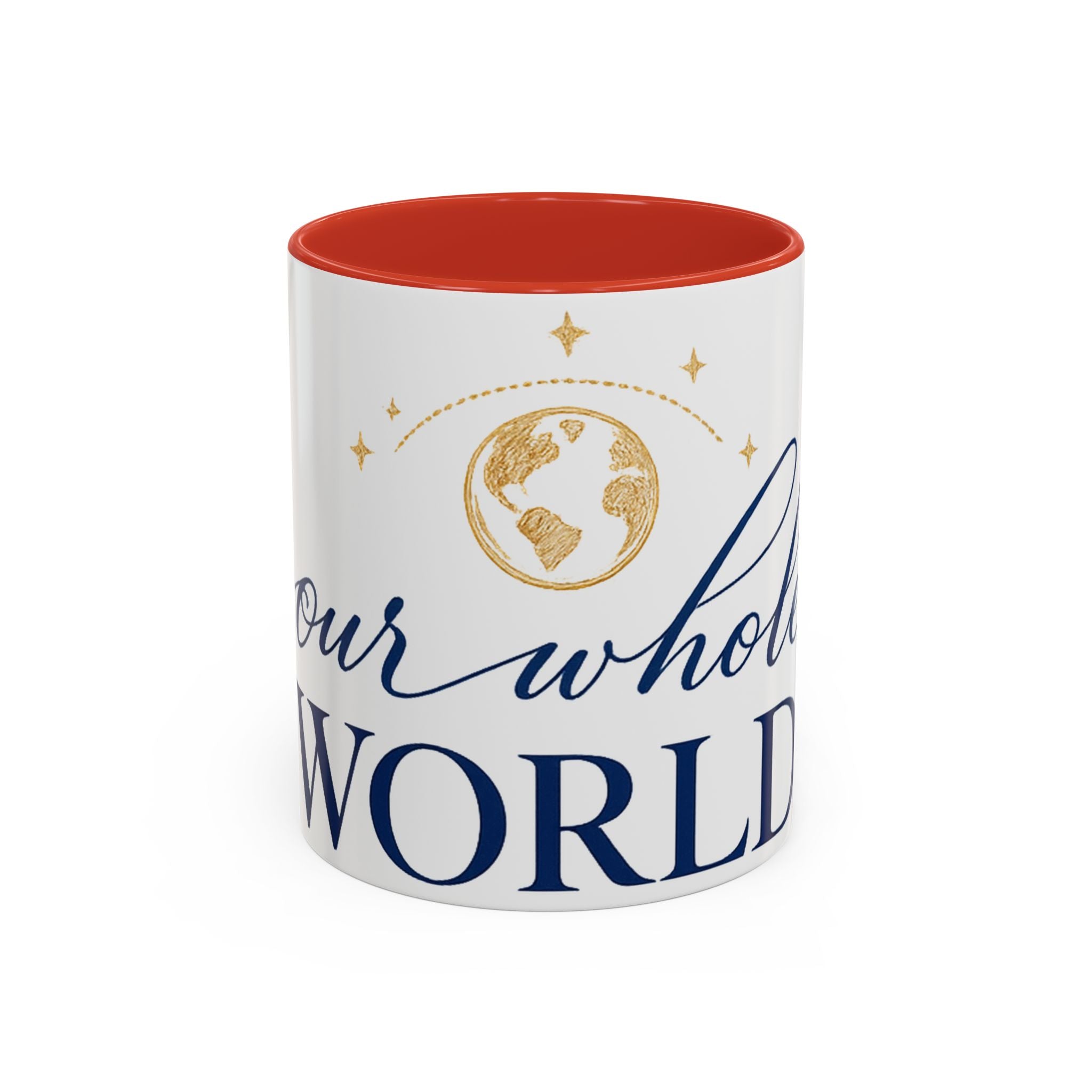Our Whole World ceramic coffee mug from the Nureli collection, view 4