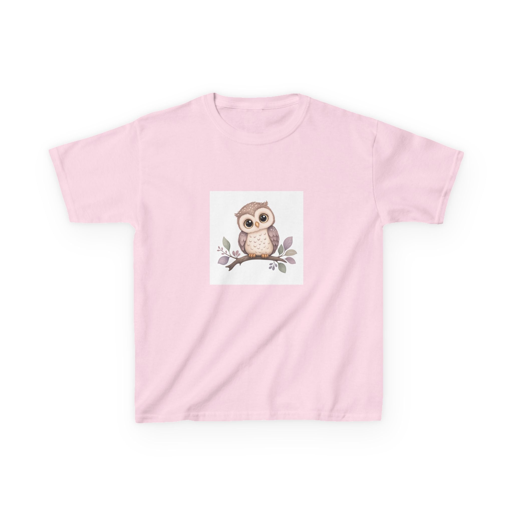 Wise Little Owl soft kids tee from the Nureli collection, view 12