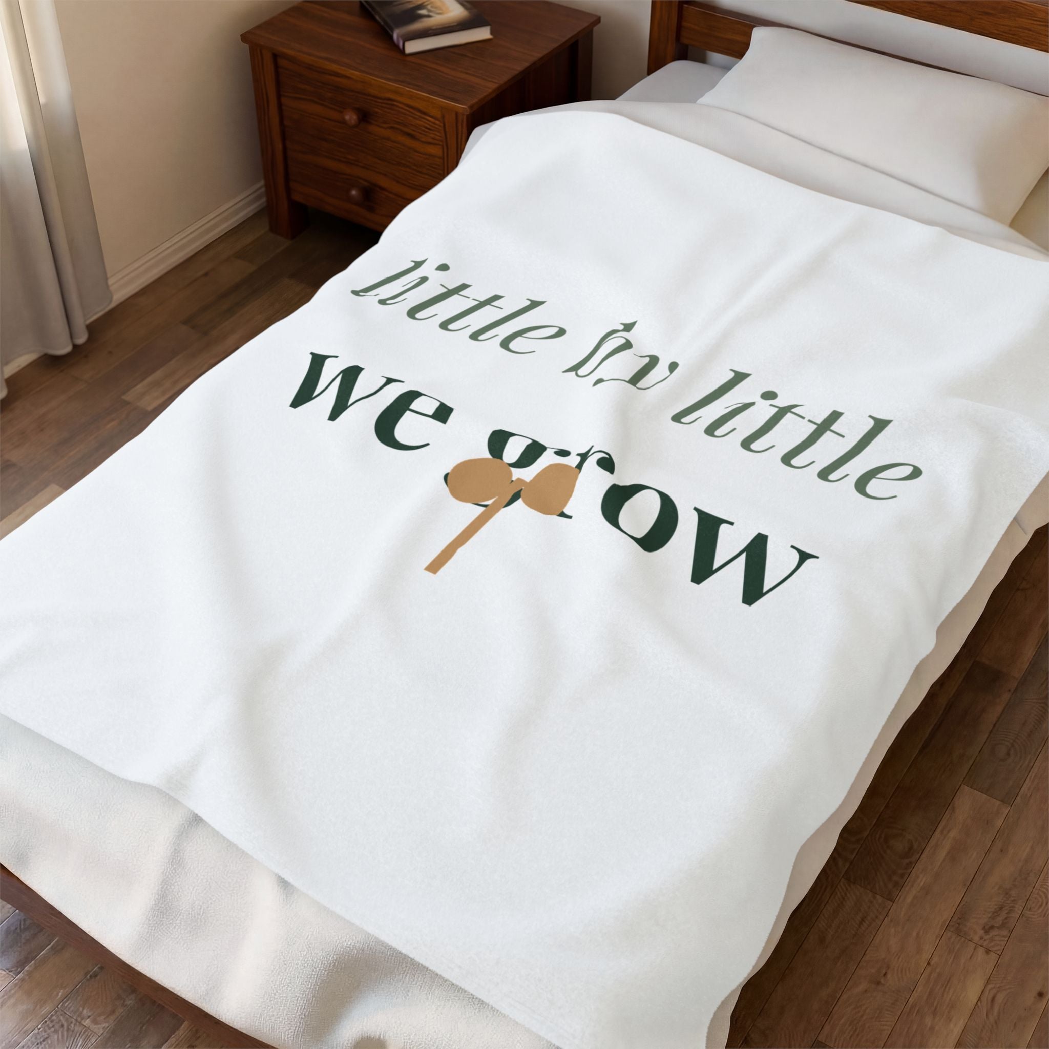 Little by little we grow Blanket