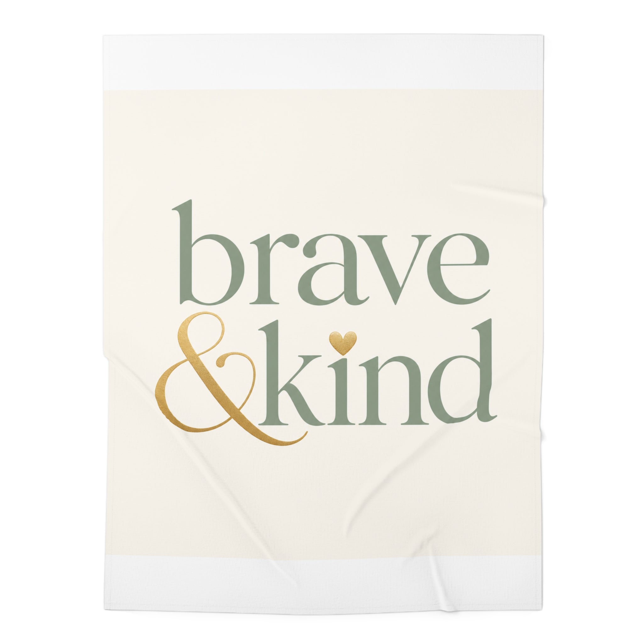Brave And Kind baby swaddle blanket for newborns by Nureli Kids