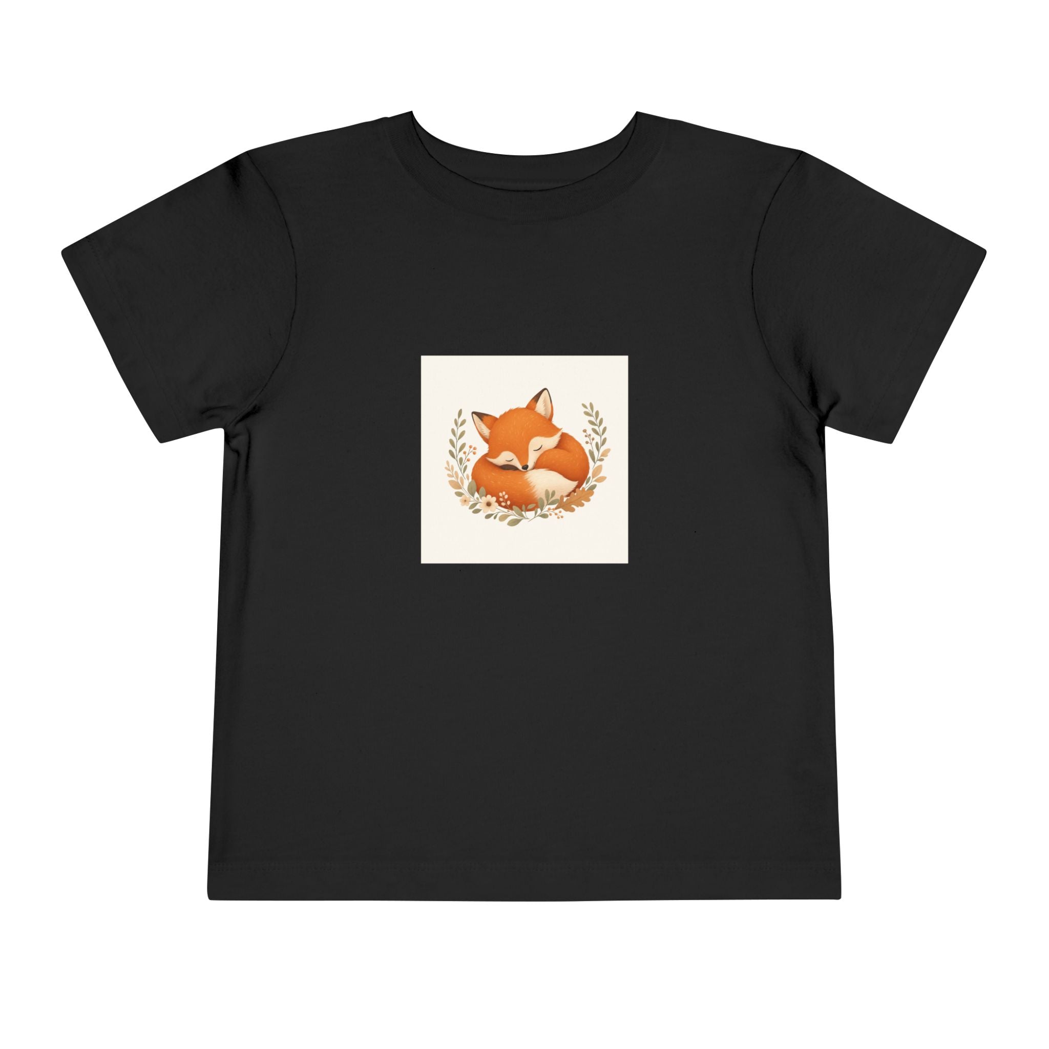 Clever Fox soft toddler tee from the Nureli collection, view 3