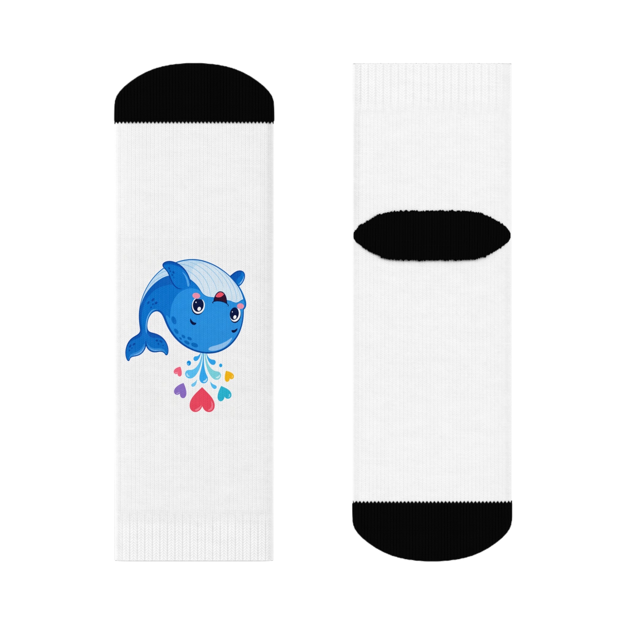 Happy Whale Kids Crew Socks — Nureli Kids
