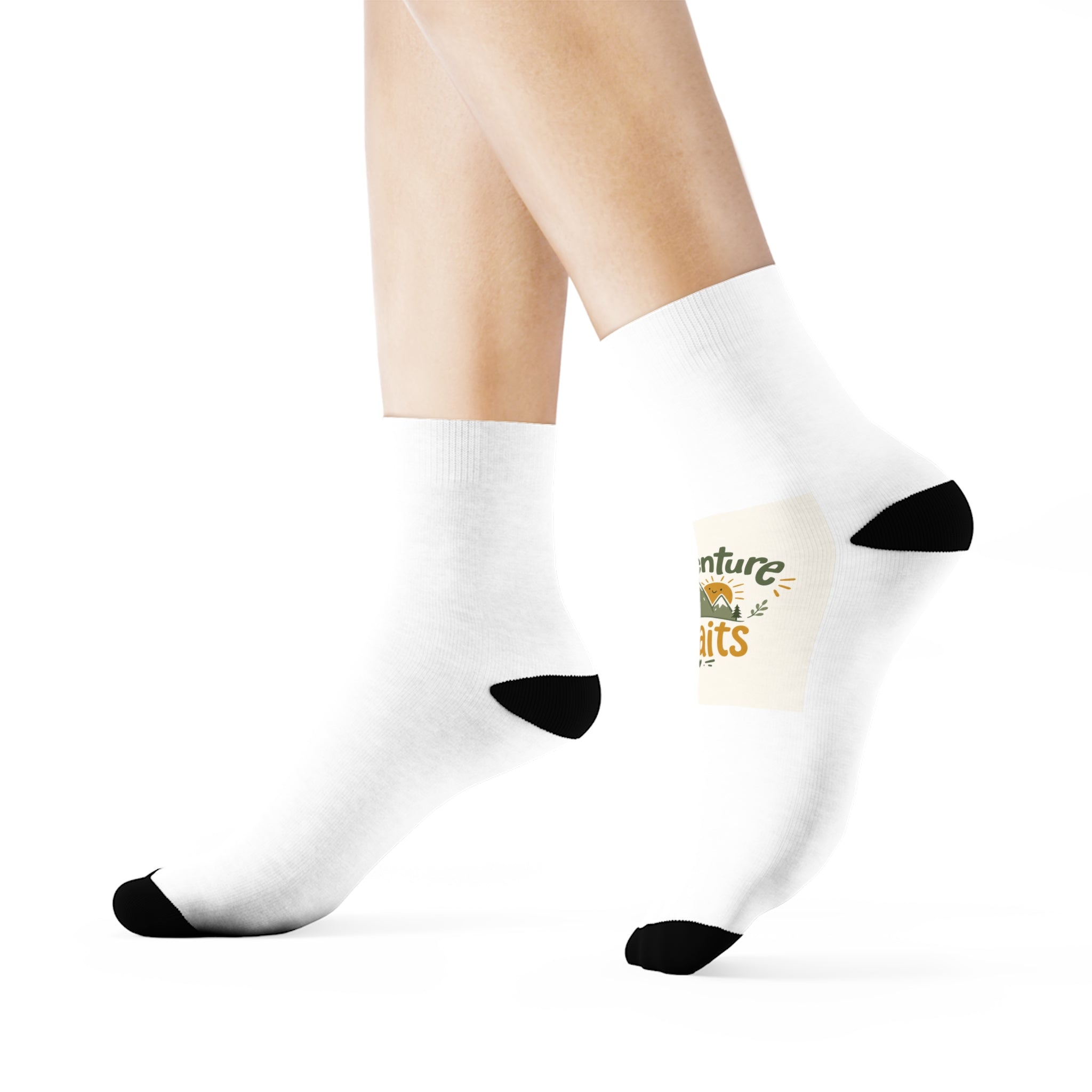 Adventure Awaits Kids Crew Socks - Nureli Kids