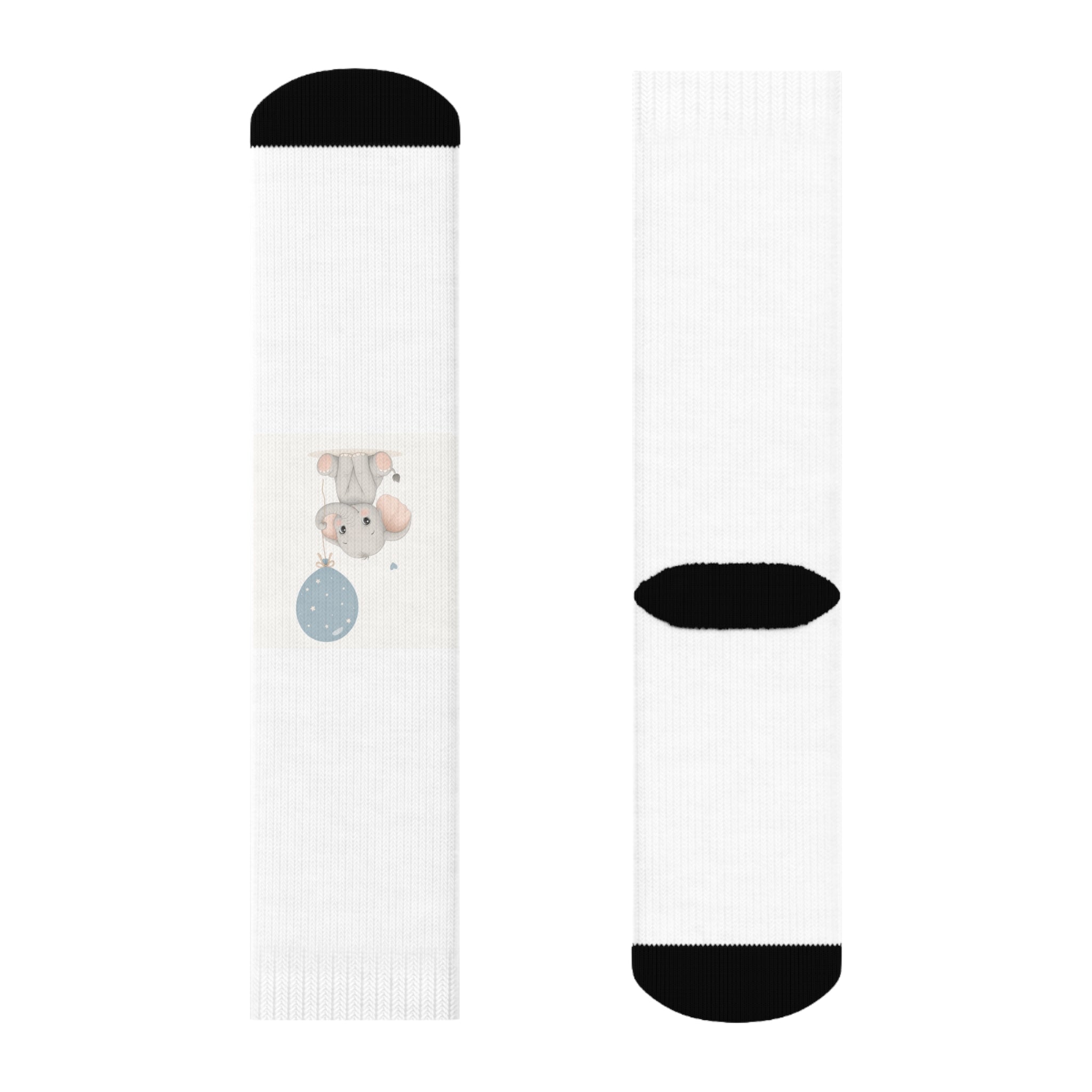 Little Elephant kids crew socks from the Nureli collection, view 3